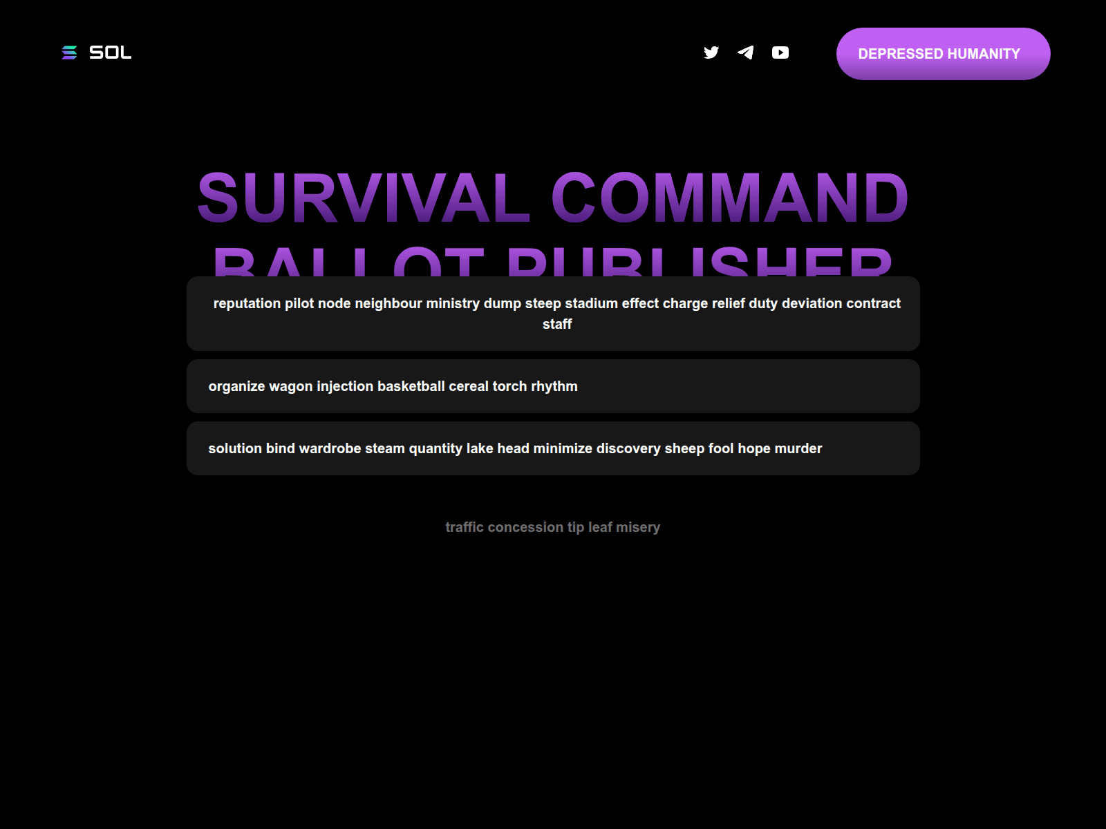 Screenshot of rollsols.live
