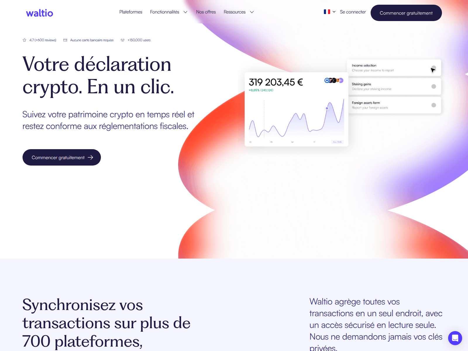 Captura de pantalla de waltio-declaration.com