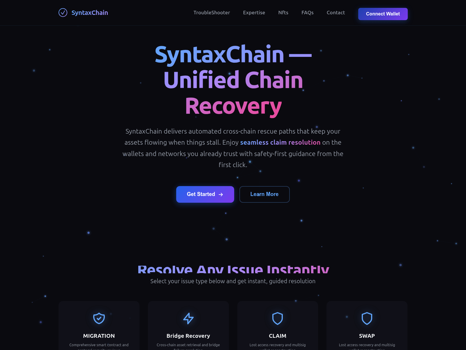 [Ekran görüntüsü] syntax-chain.vercel.app