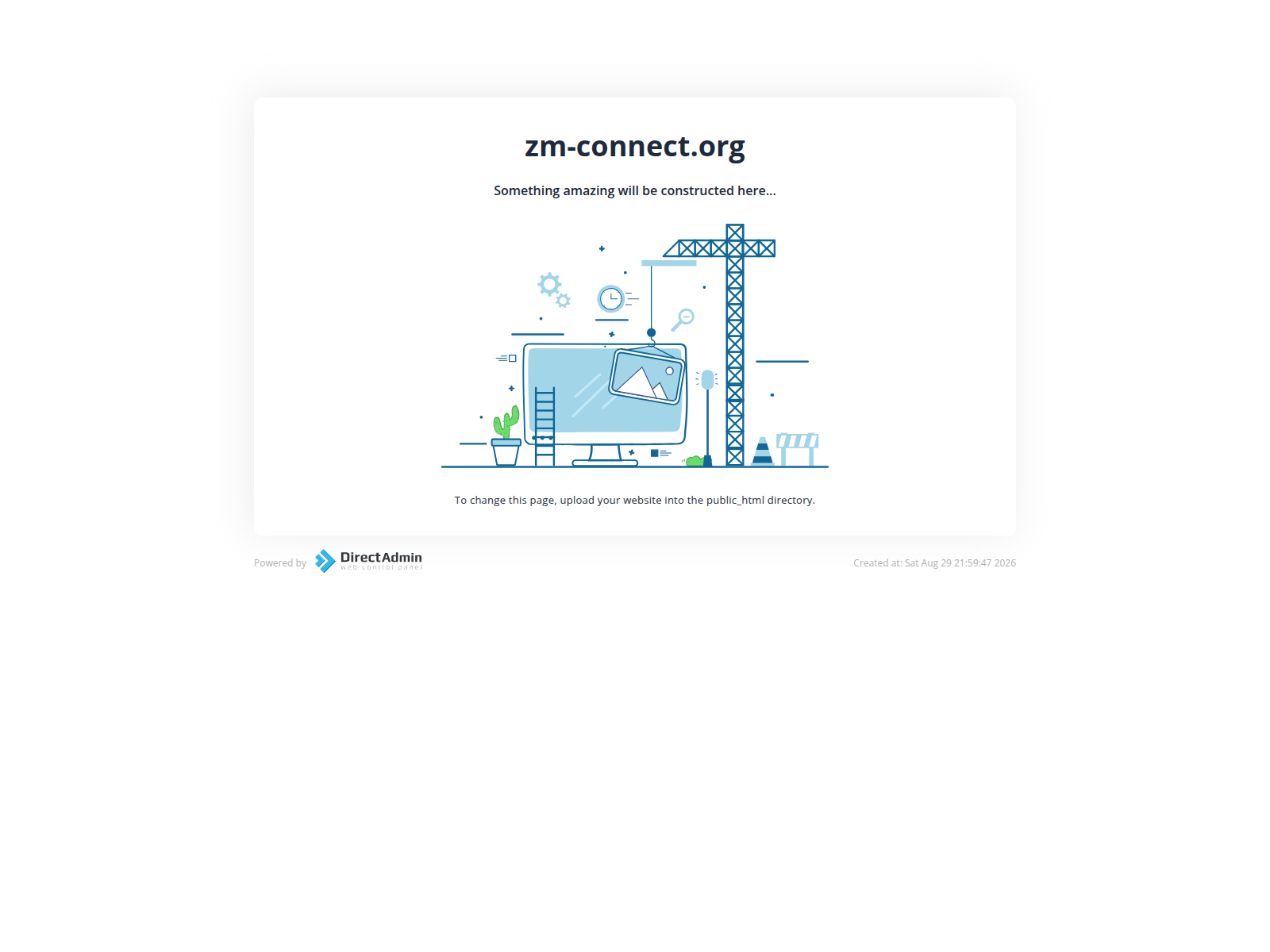 Screenshot of zm-connect.org