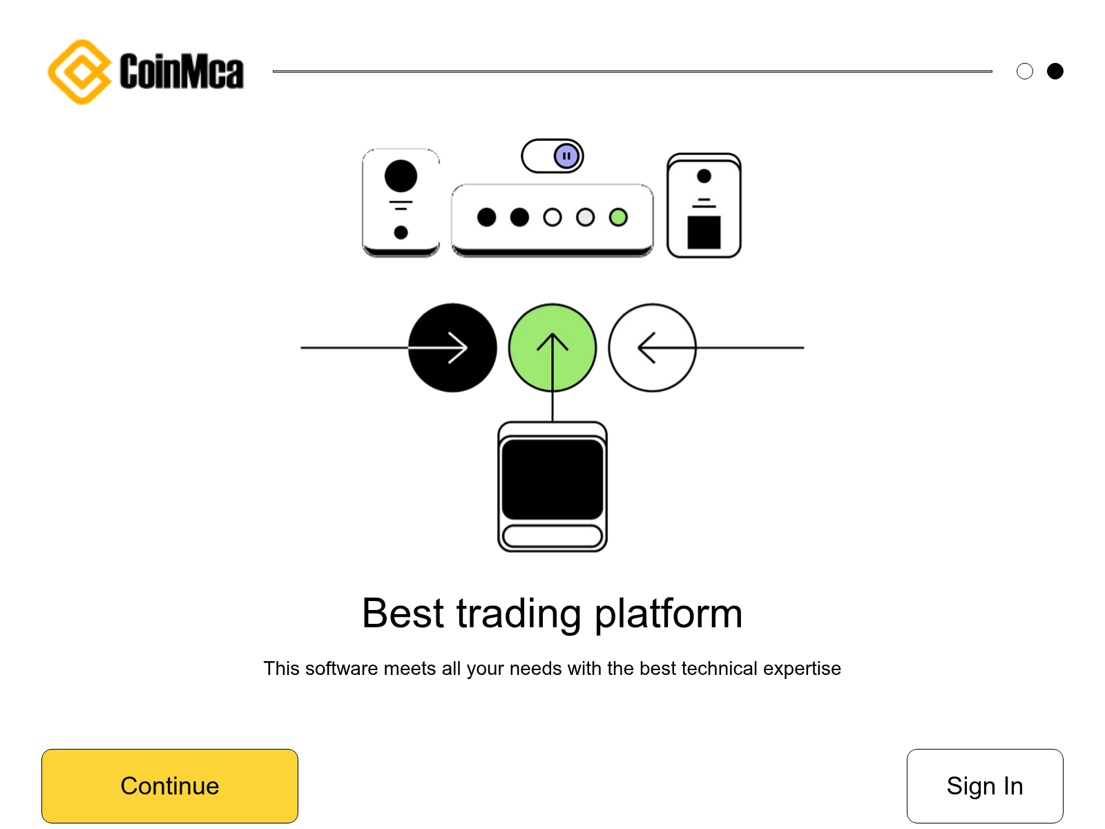 Screenshot of coinmca.com
