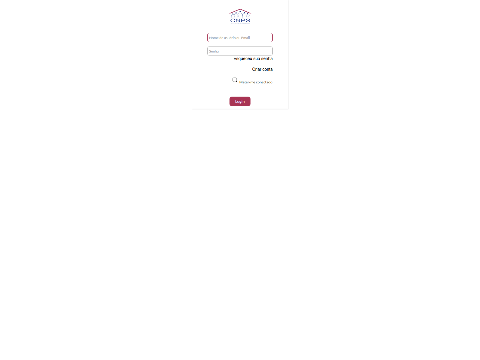 Screenshot of servicos.cnps.cv