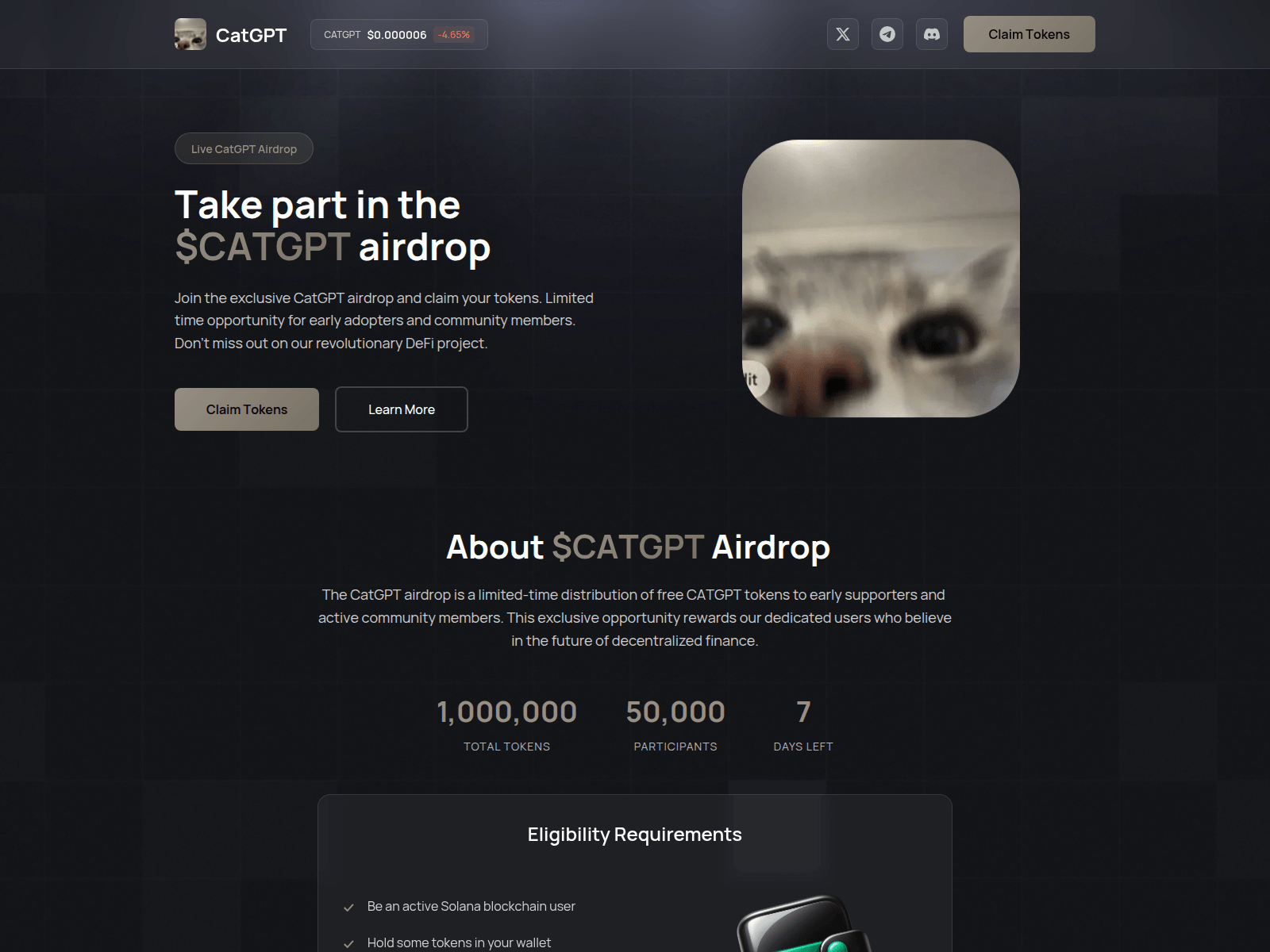 Screenshot of catgpt.sollab.cc
