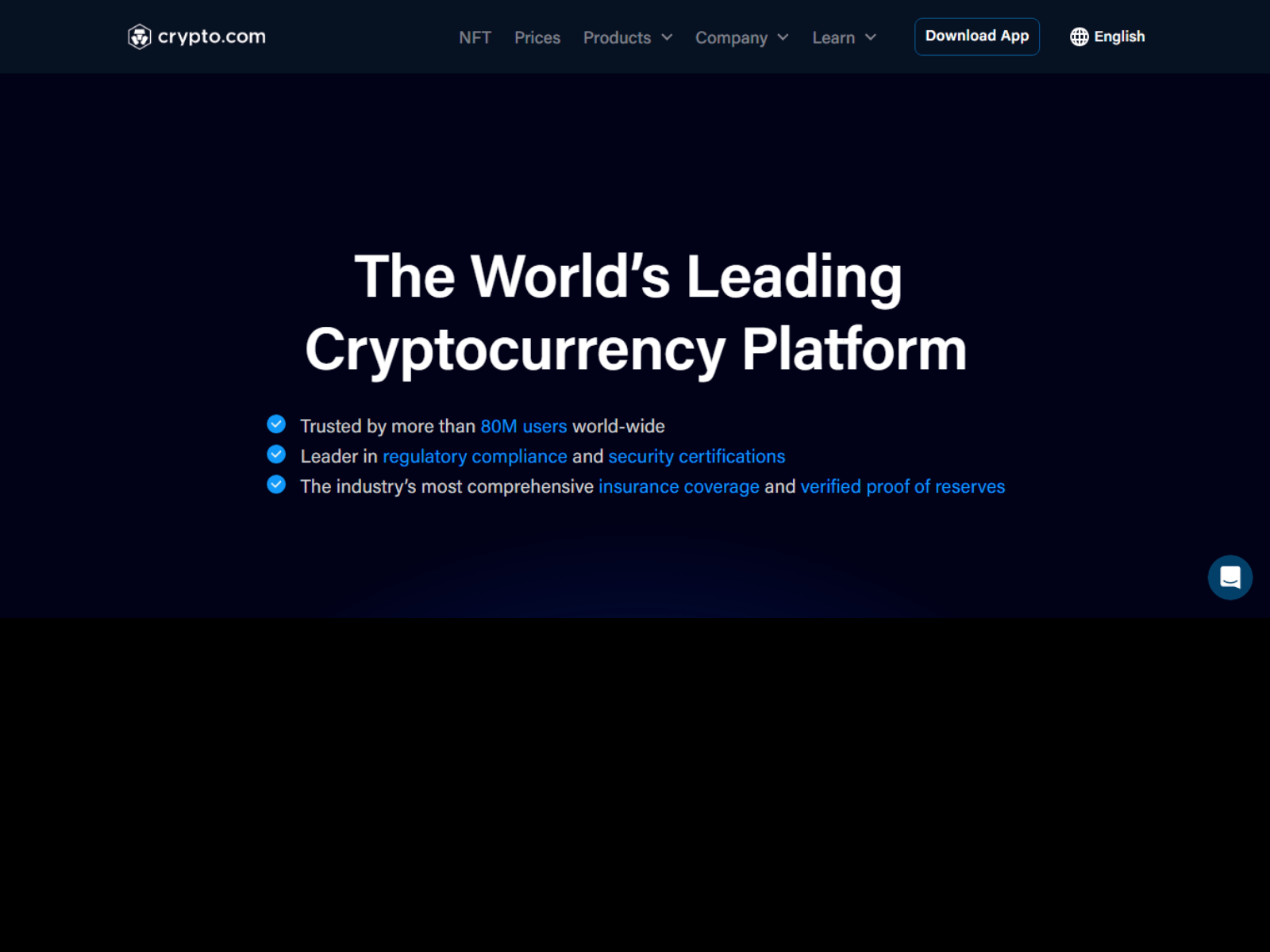 Screenshot of ceryptcomlogien.webflow.io