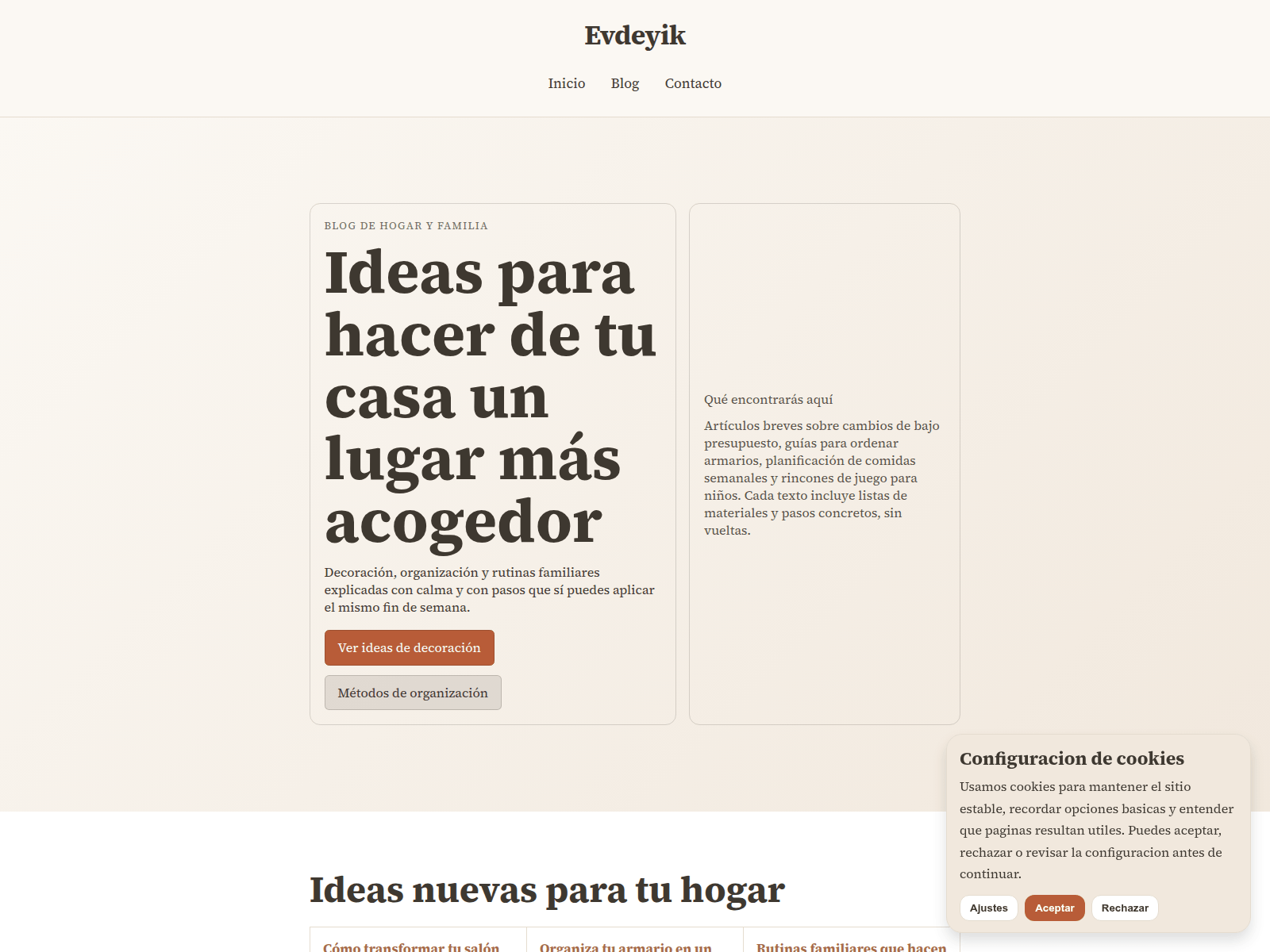 Screenshot of evdeyik.com