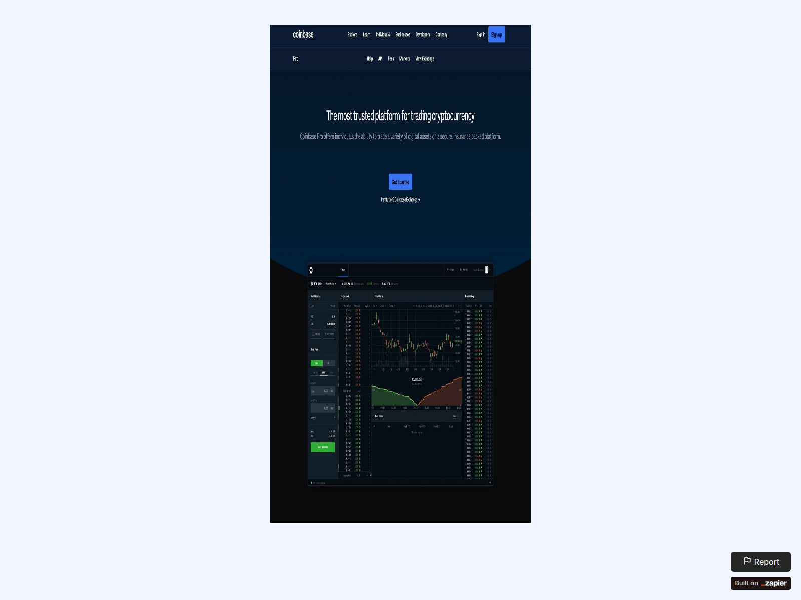 Screenshot of secure-coin.zapier.app