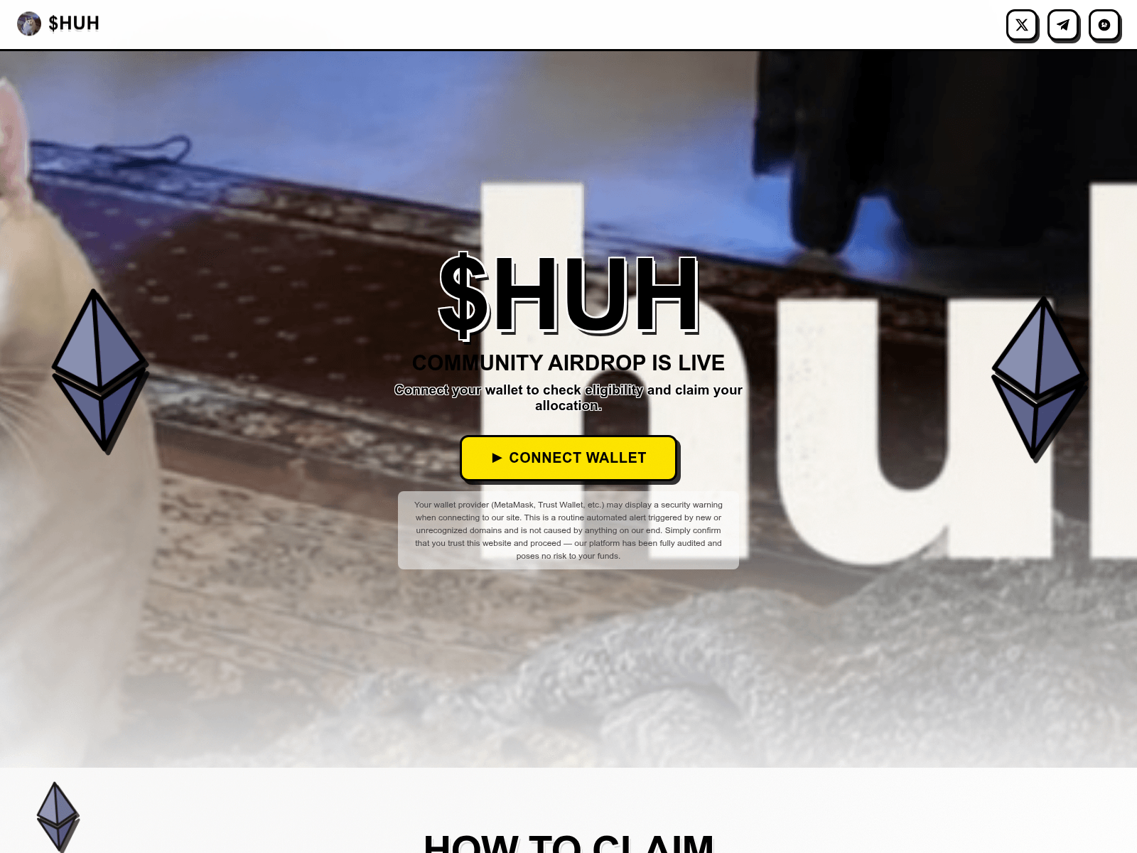 Screenshot of huhthecat.world