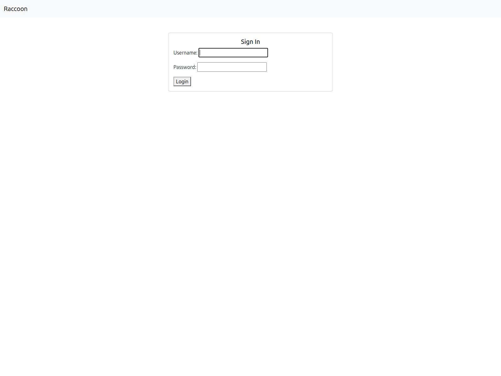 Screenshot of raccoon.d-lab.dev