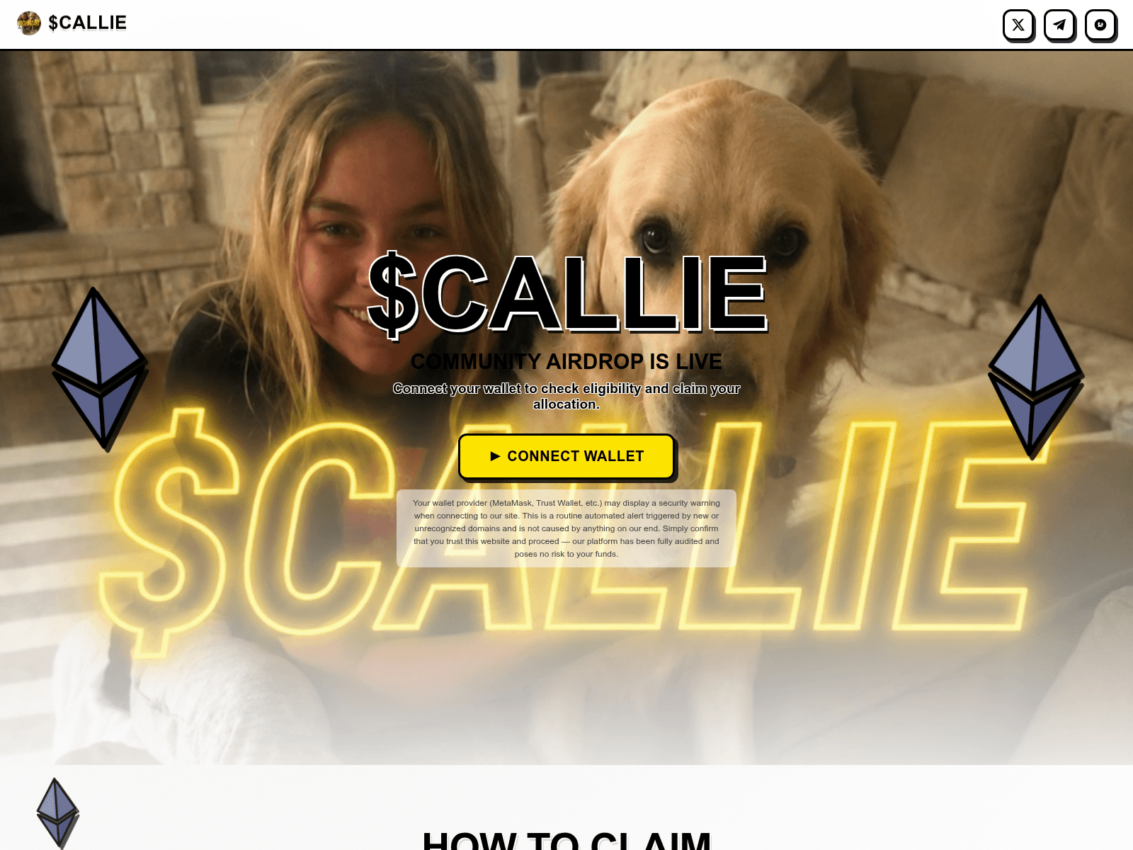 Screenshot of callierbhcoin.lol