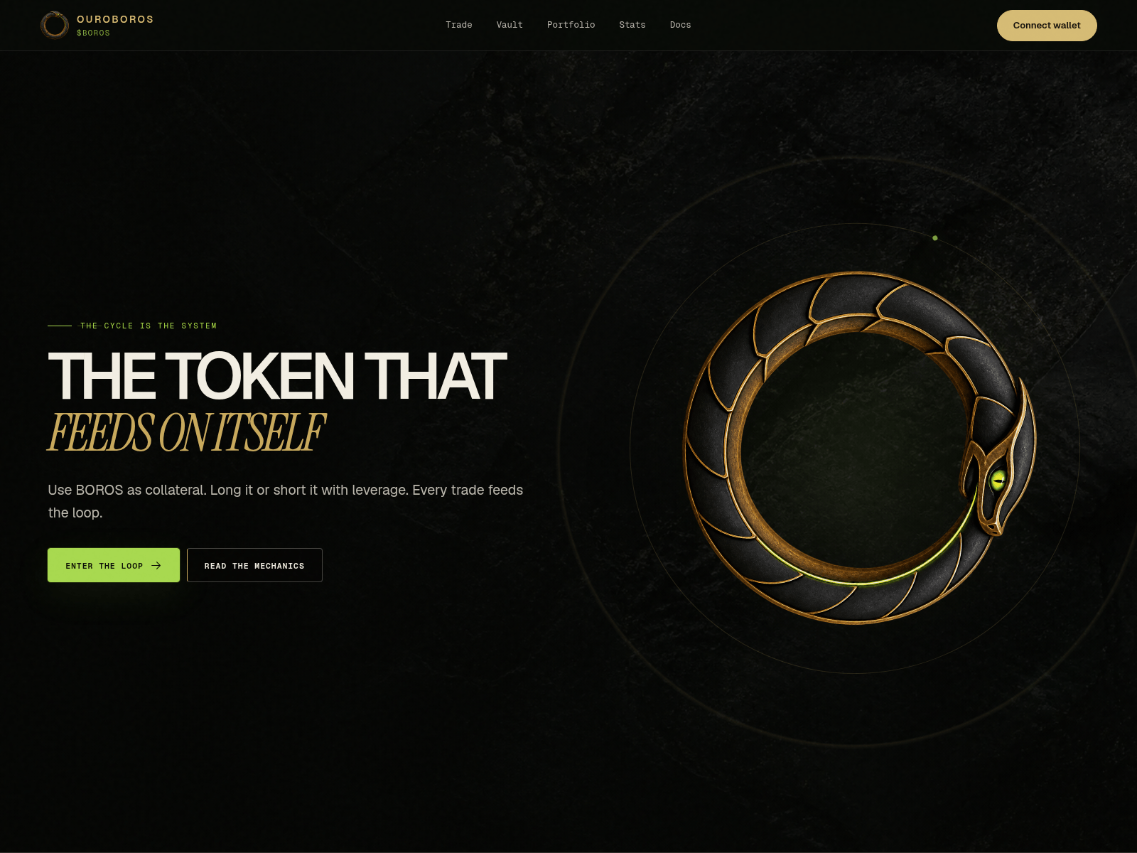 Screenshot of ouroboros-boros.netlify.app
