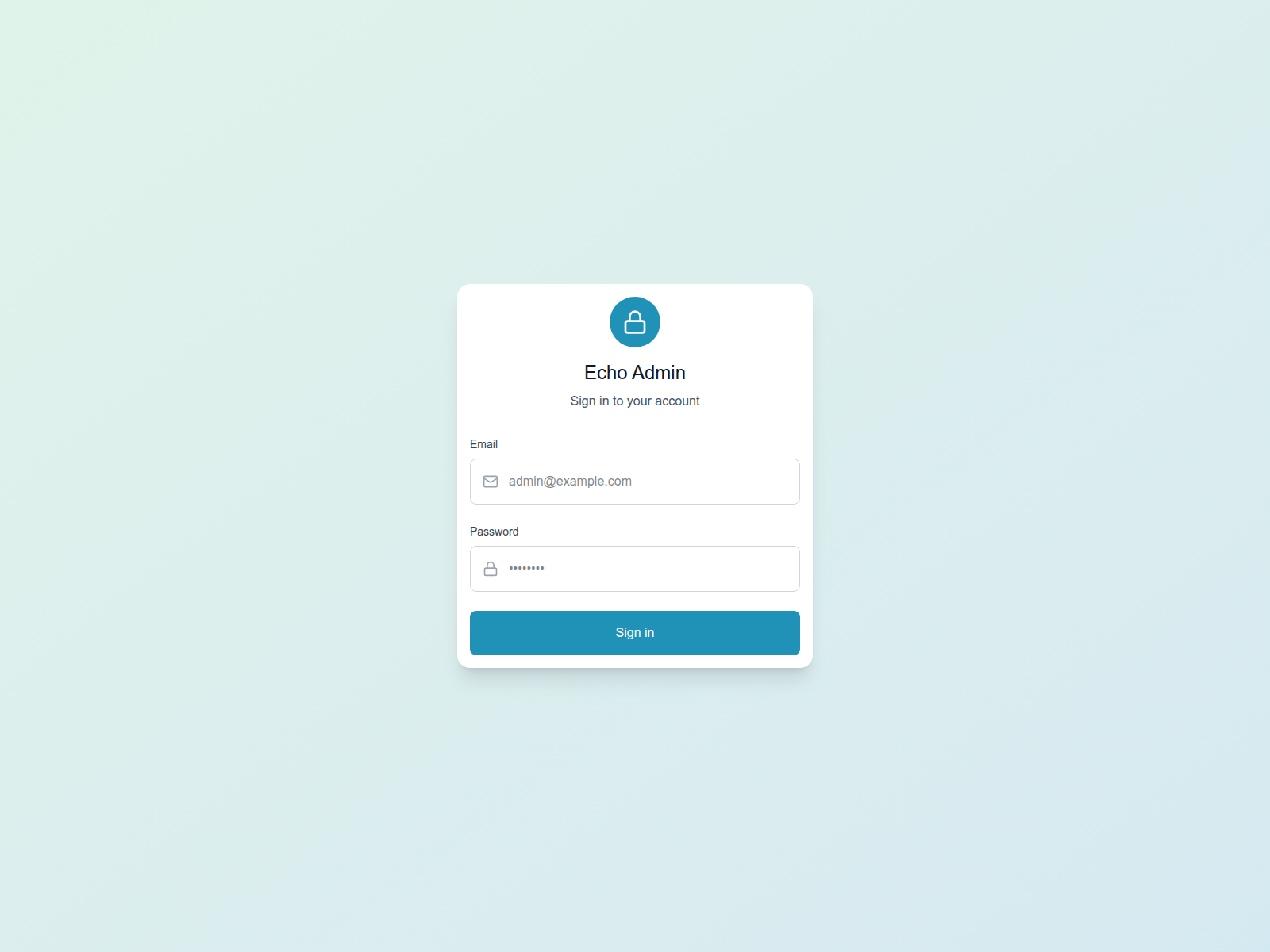 Screenshot of echo.bitstone.com