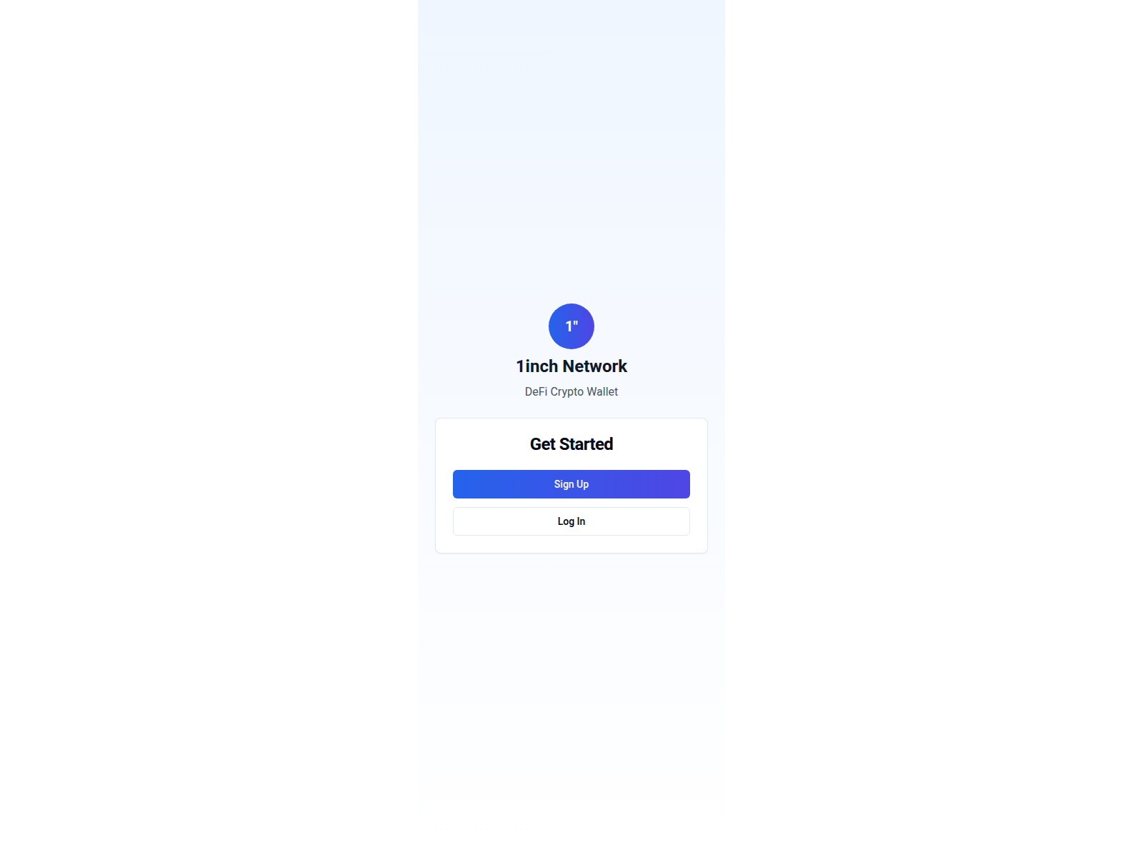 Screenshot of 1inch.online