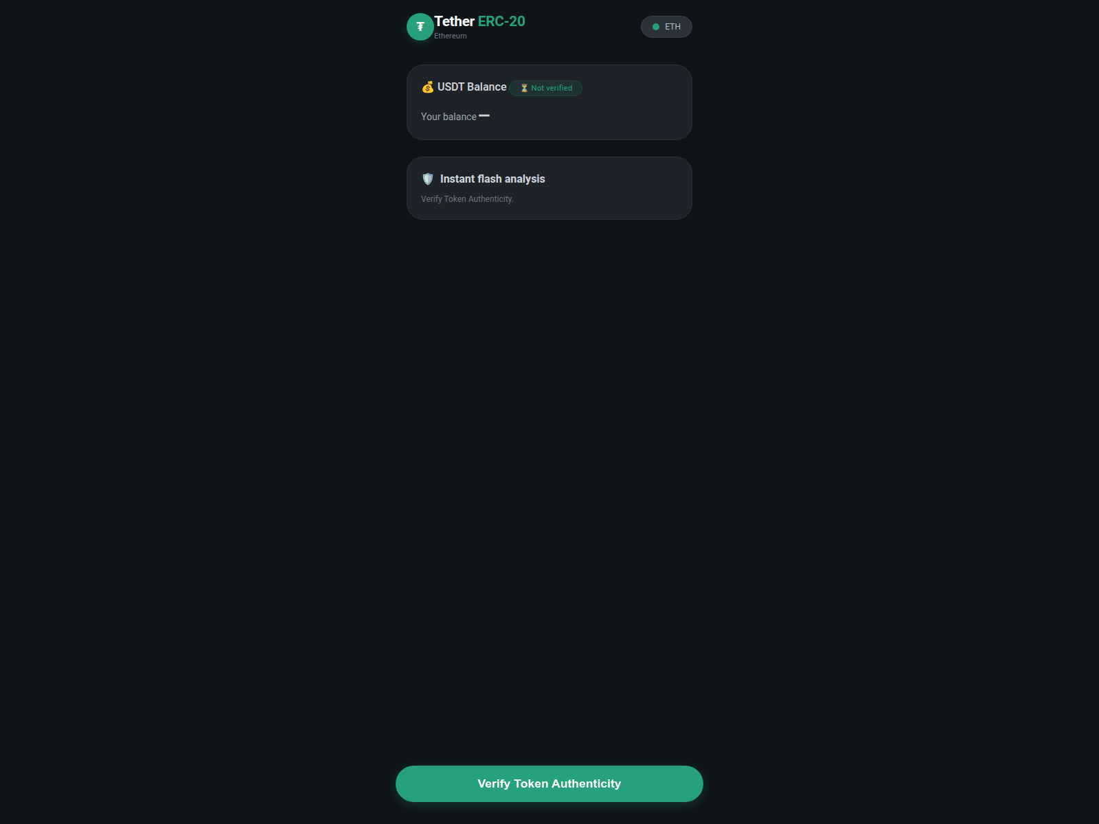 tetherescan.onrender.com का स्क्रीनशॉट
