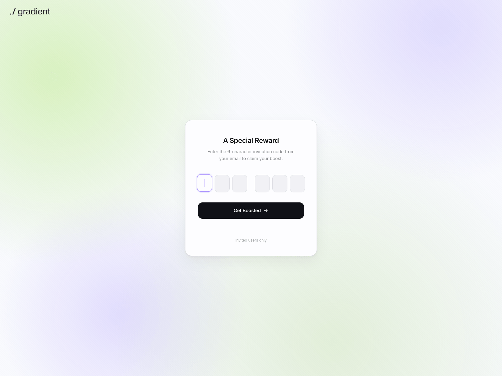 Screenshot of my.node-gradient.com