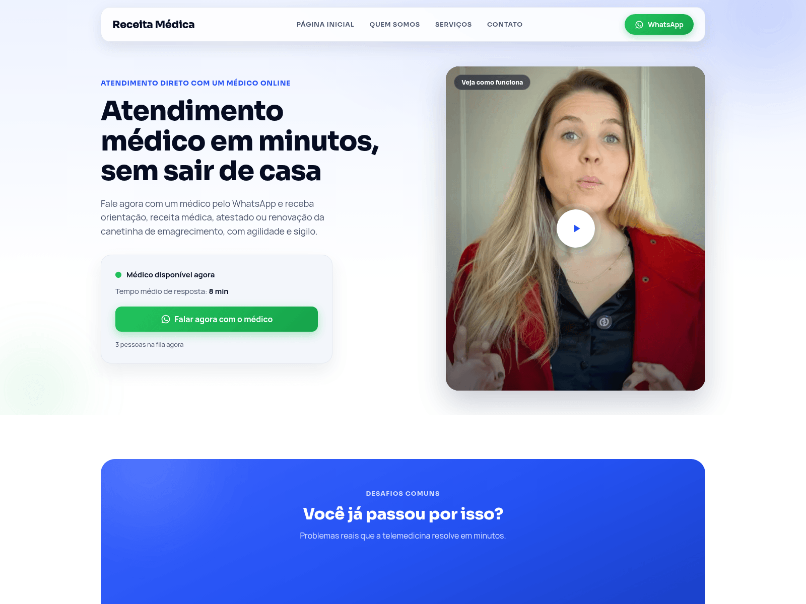 Screenshot of receitamedica.site