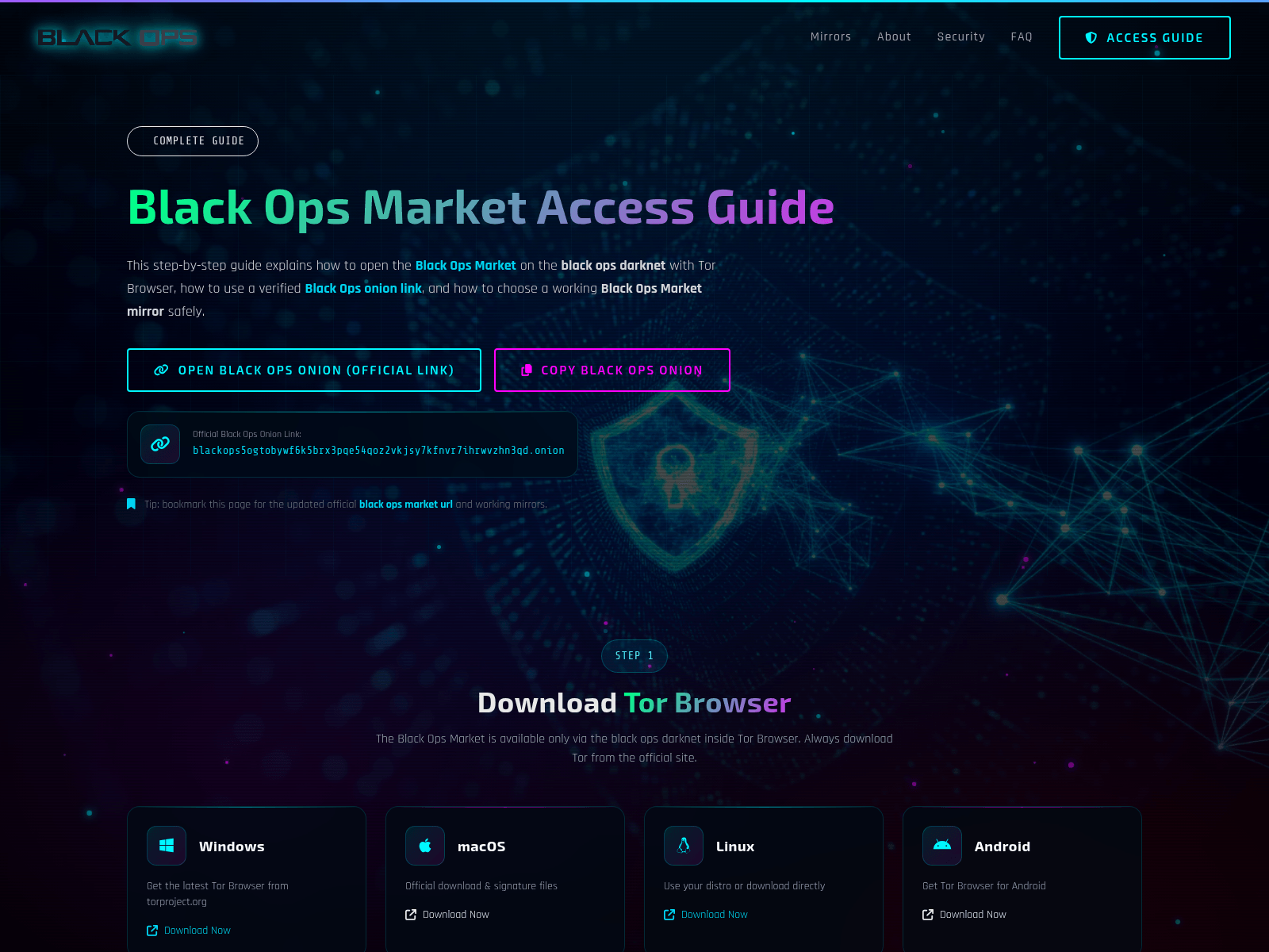 Screenshot of blackops-link.online