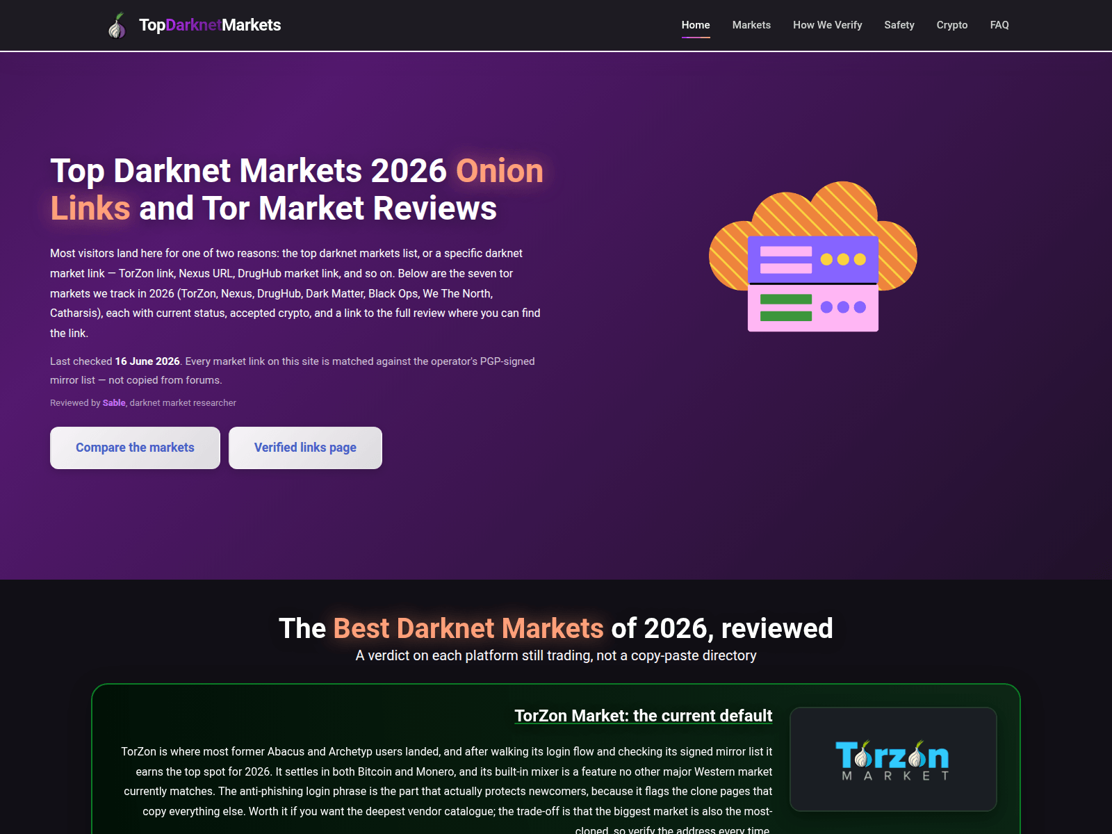 Screenshot of topdarknetmarkets.org