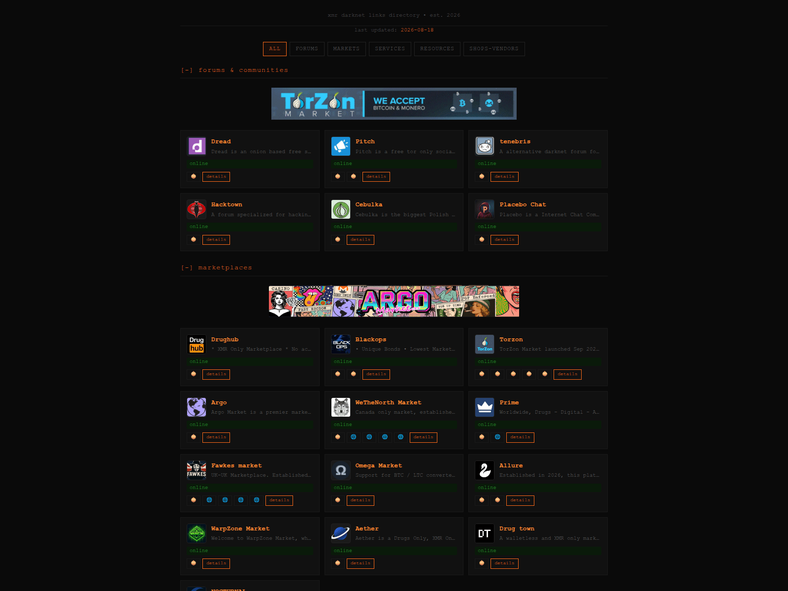 Screenshot of xmr.fail