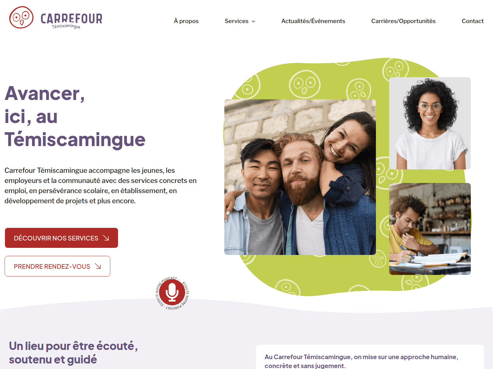 Screenshot of carrefourtemis.ca