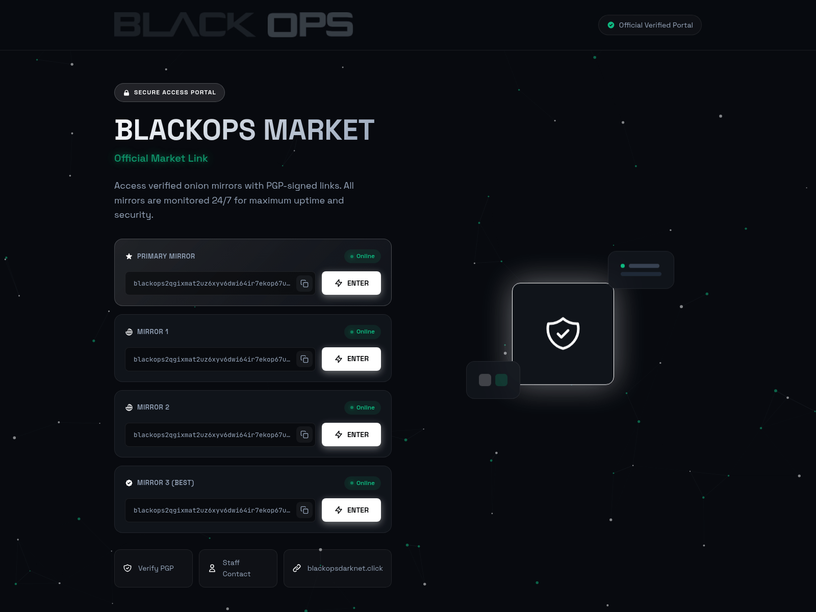 Screenshot of blackopsmarket-link.com