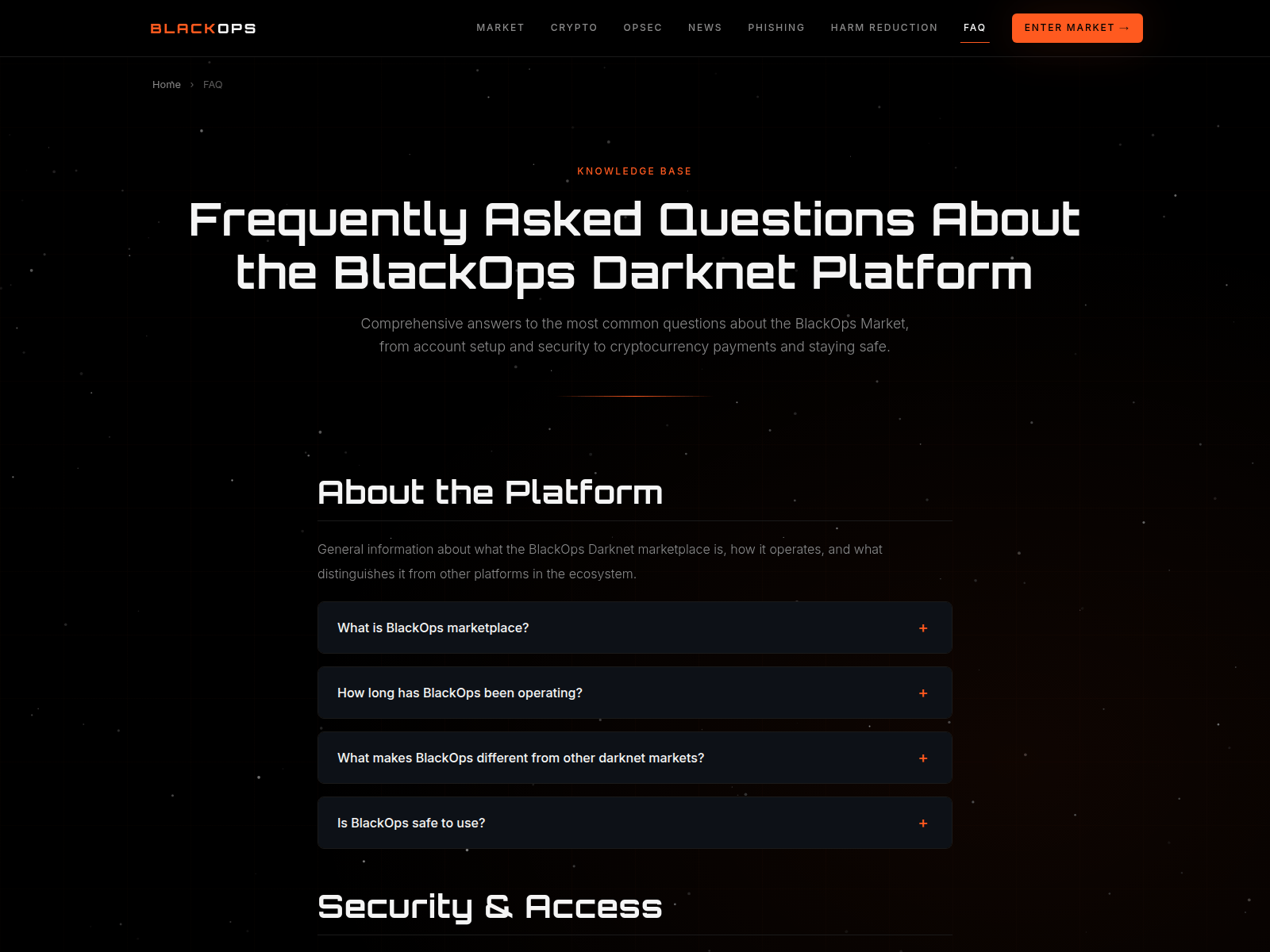 Screenshot of blackopsdm.com