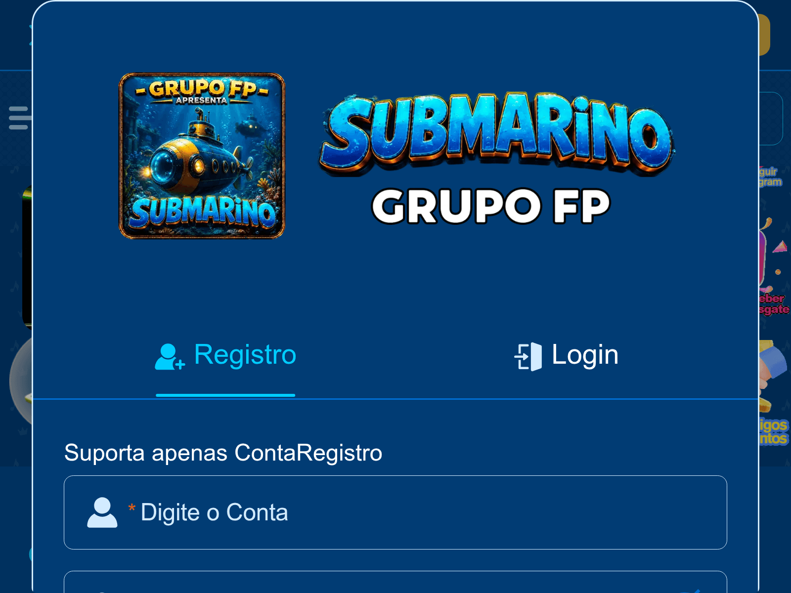 Screenshot von submarino.vip