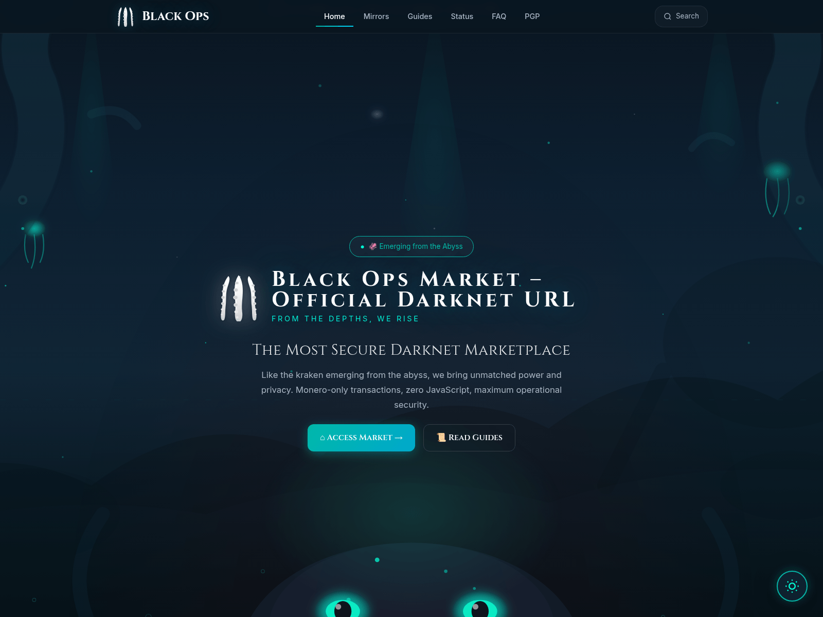 Screenshot of blackopsmarket.com