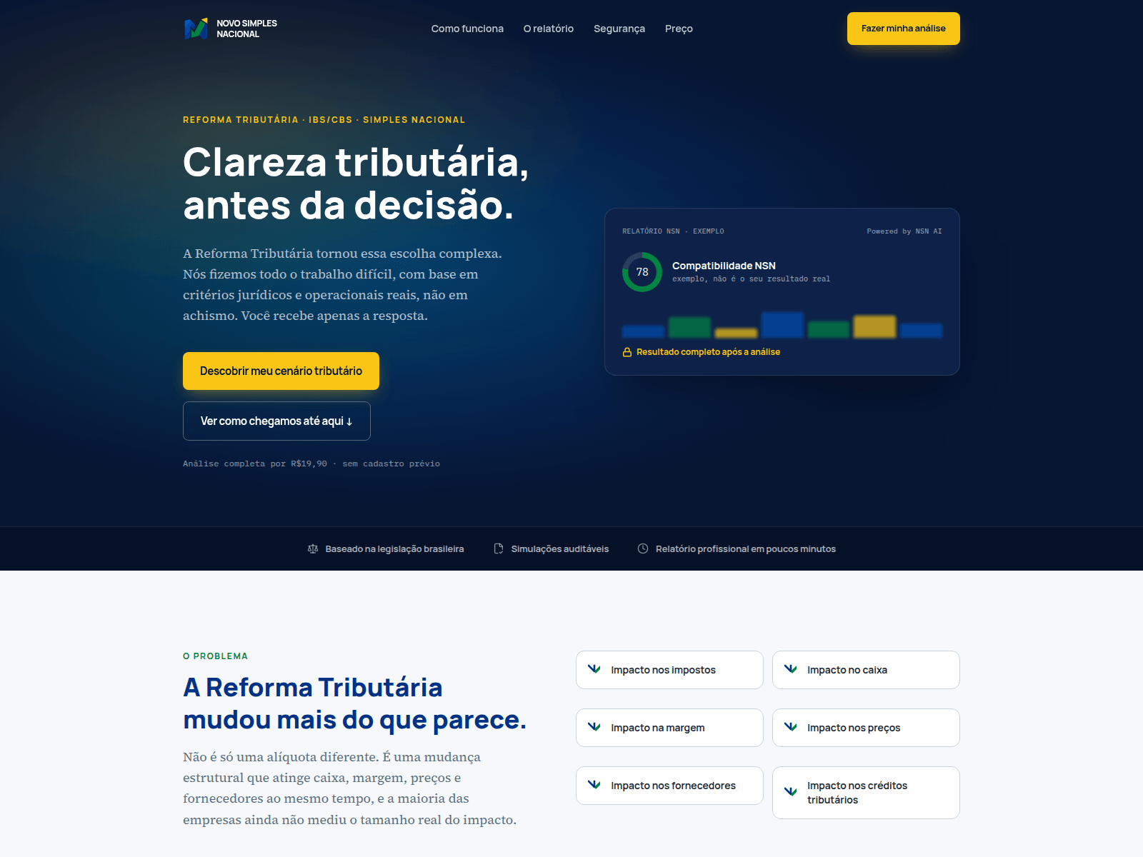 Screenshot of novosimplesnacional.com.br