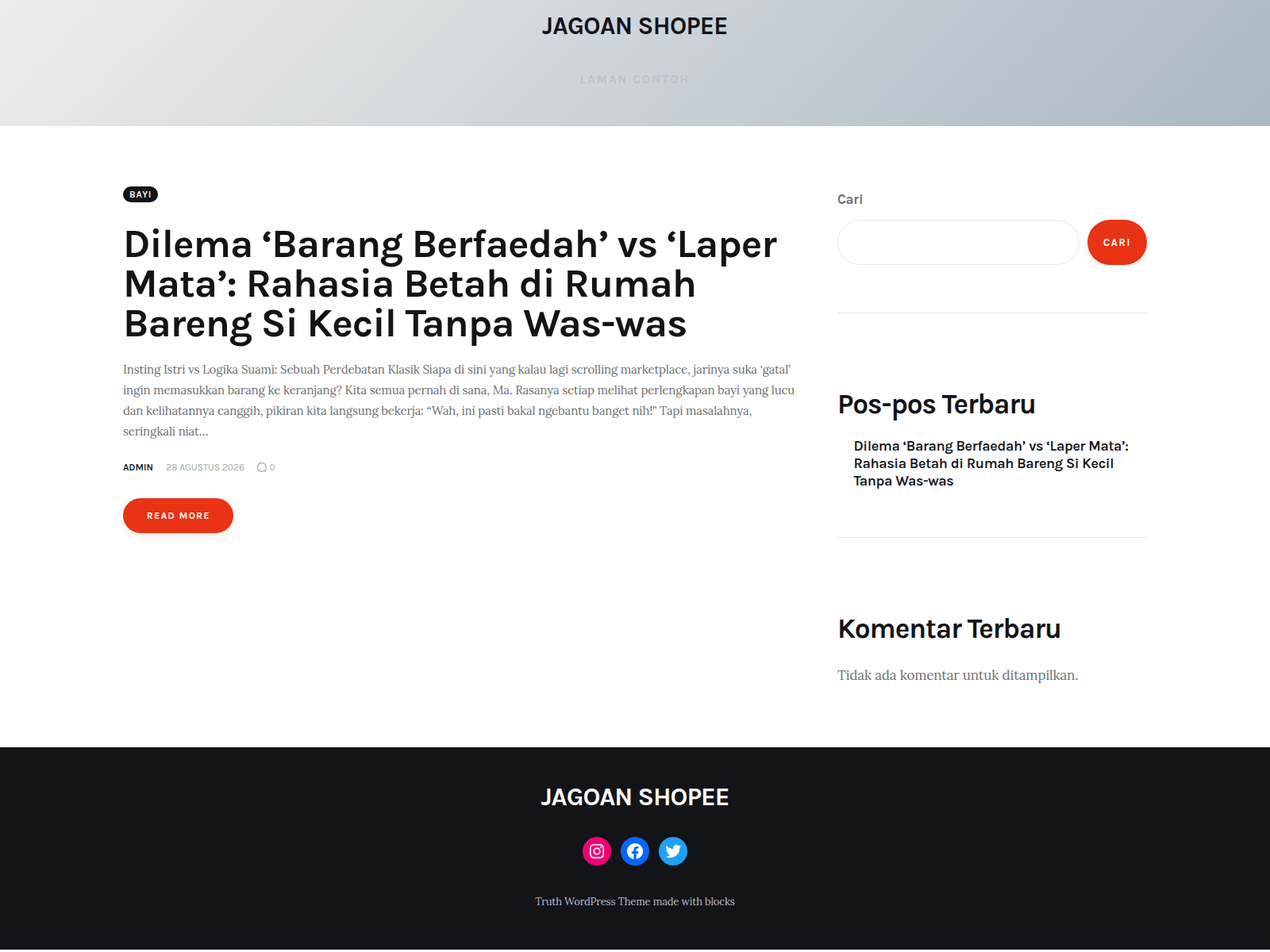 Screenshot of jagoan-shopee.com