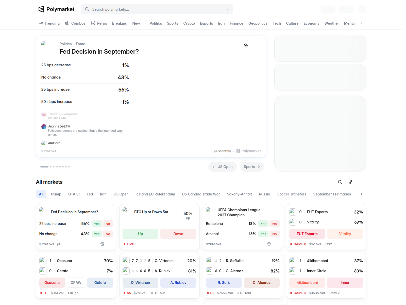 Screenshot of polymarket.reviews