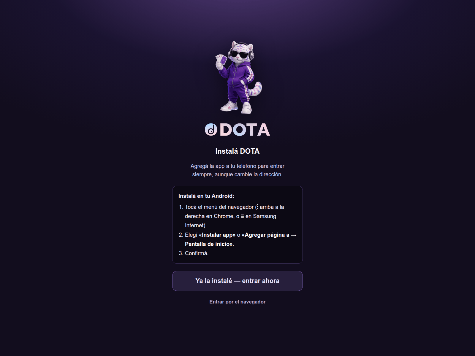 Screenshot of dotahub.pro