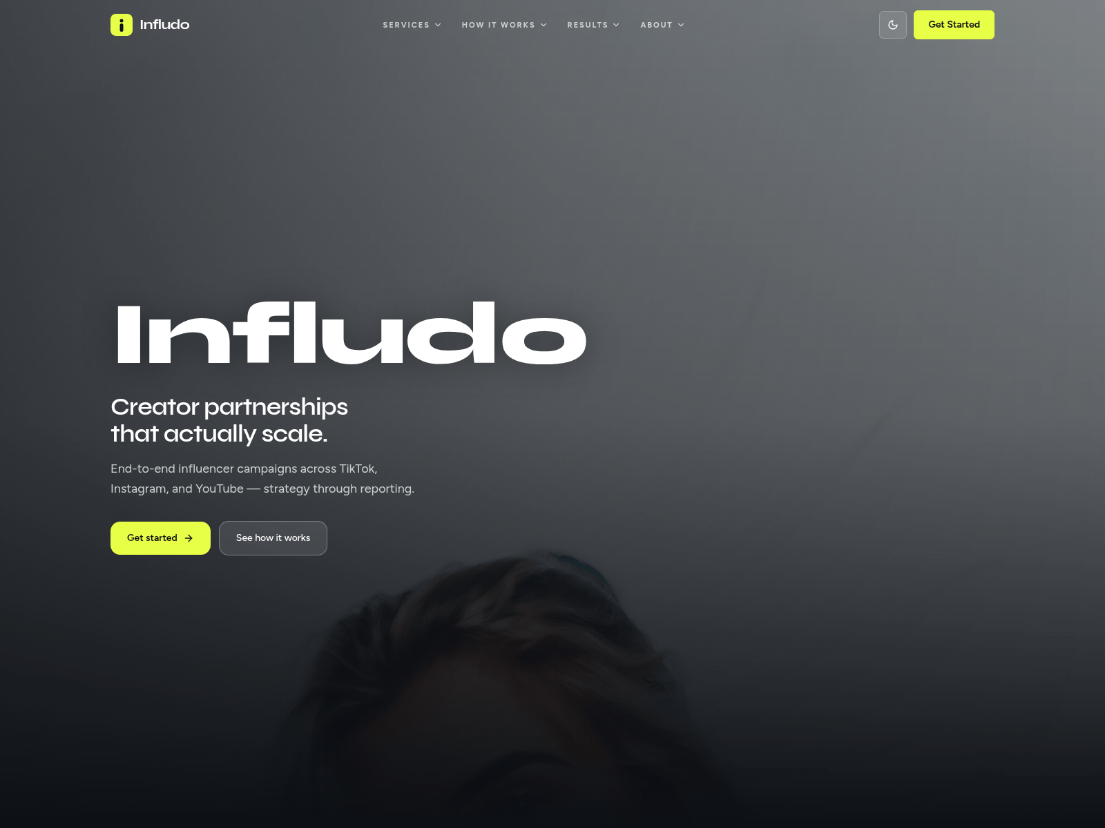 Screenshot of infludo.net
