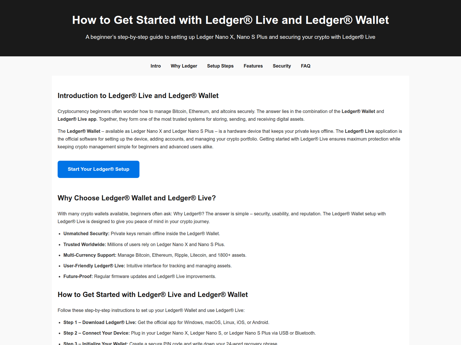 Screenshot of ledgerwallet-help.pages.dev
