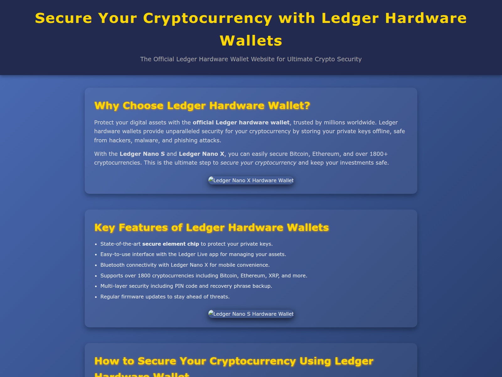 Screenshot of ledger-us-wallet.pages.dev