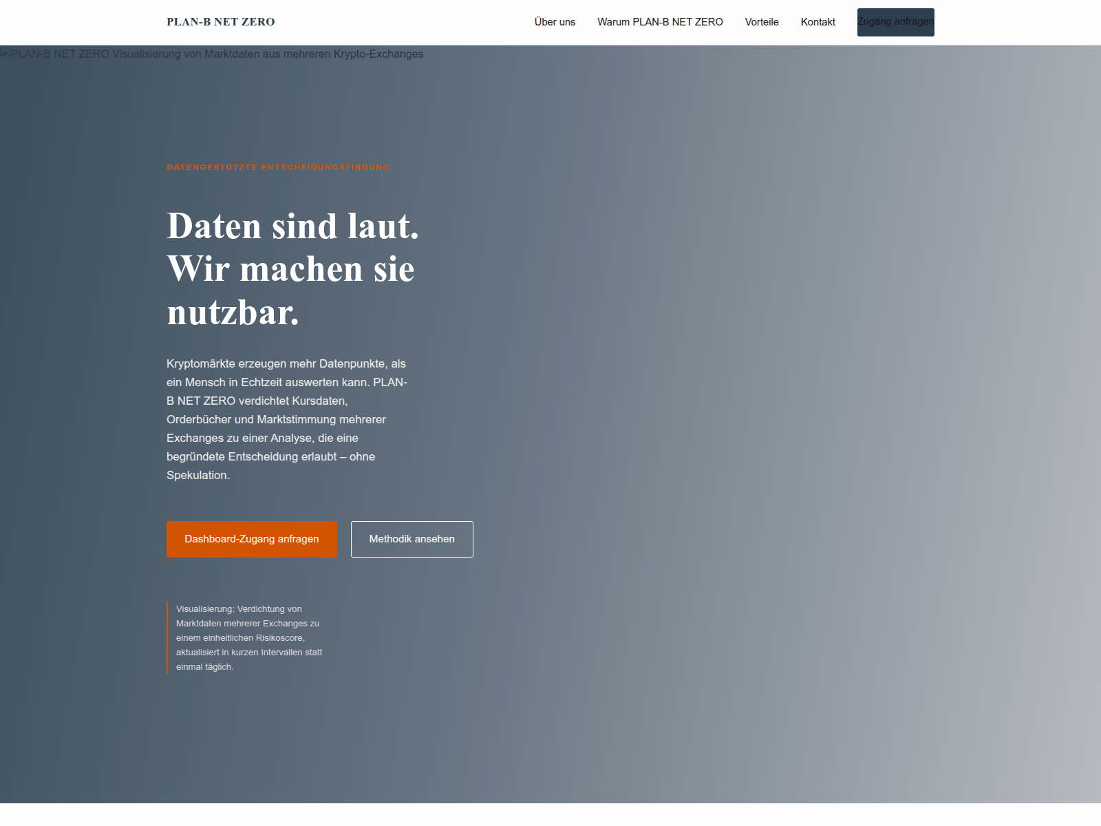 Screenshot of plan-b-net-zero.com