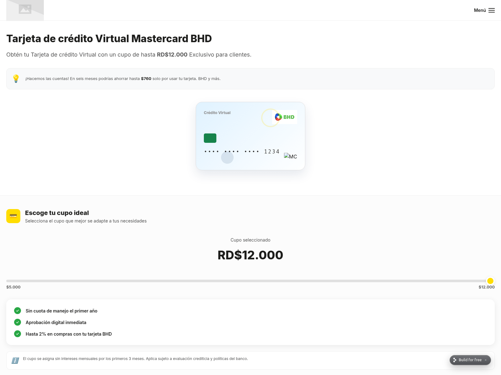 Screenshot of bh-ddesembolso-2026--bhdenlinea2026.replit.app