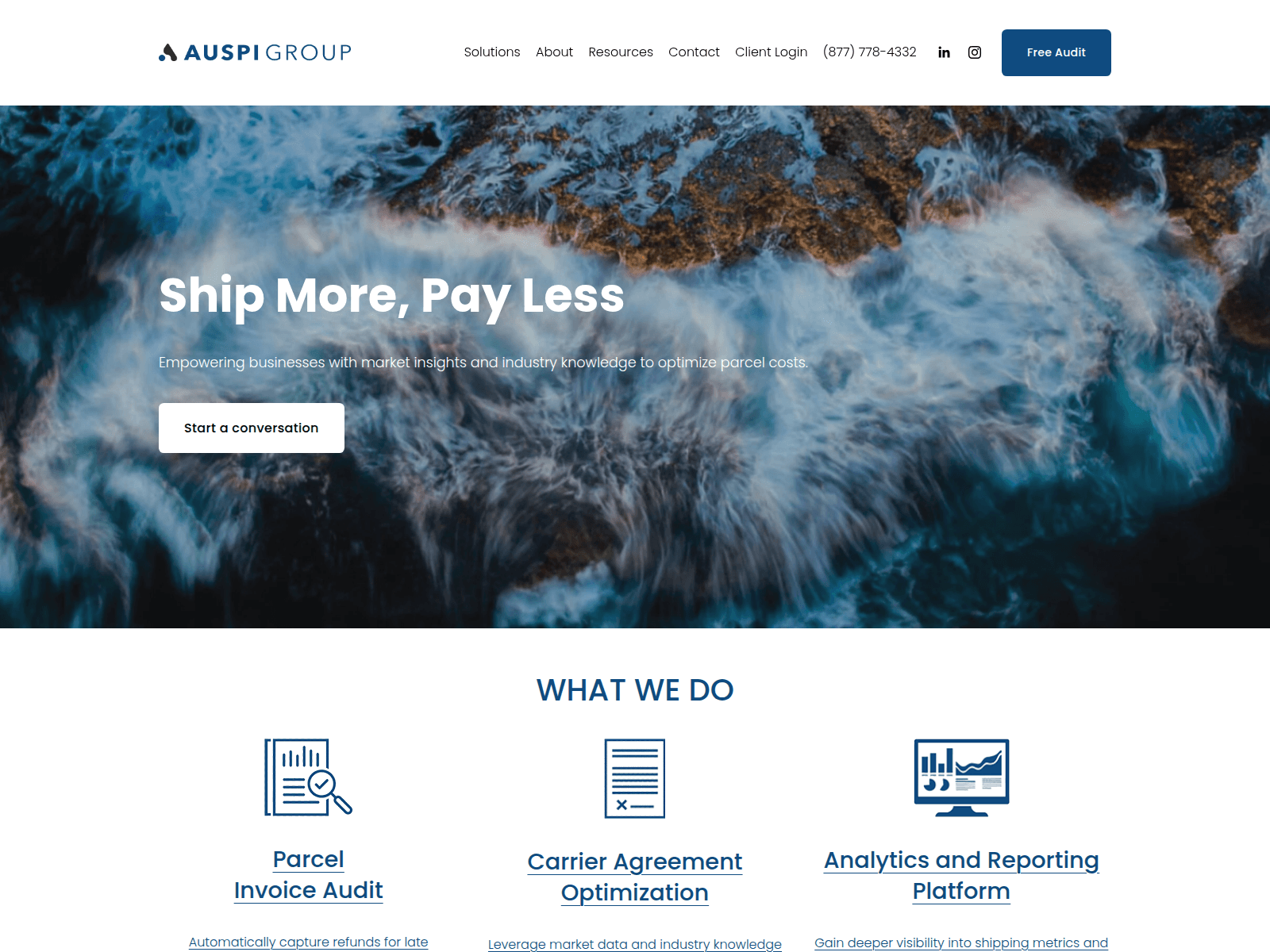 Screenshot of useauspi.com