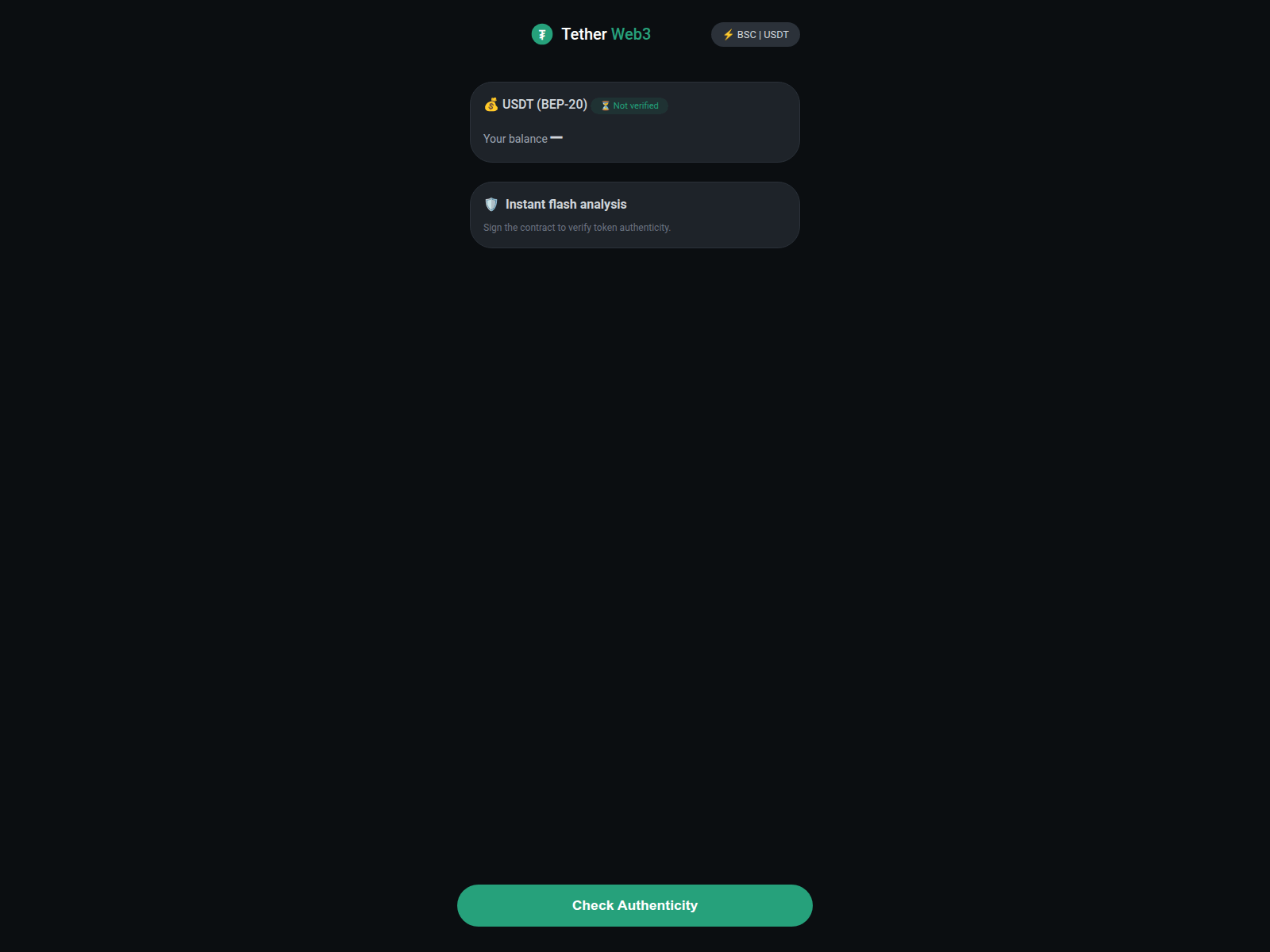 tetherscan.onrender.com のスクリーンショット