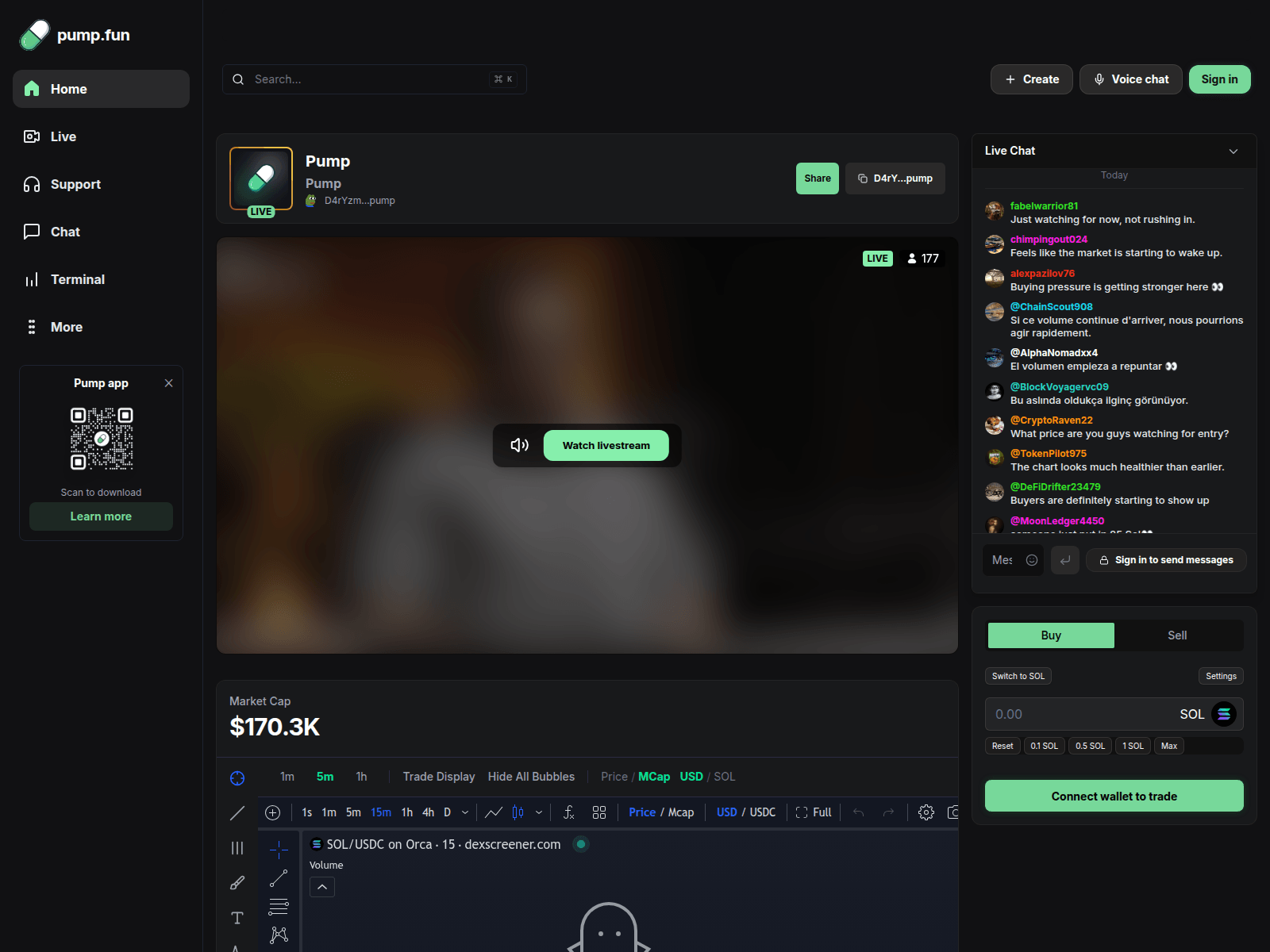 Screenshot of live.funstreamer.xyz