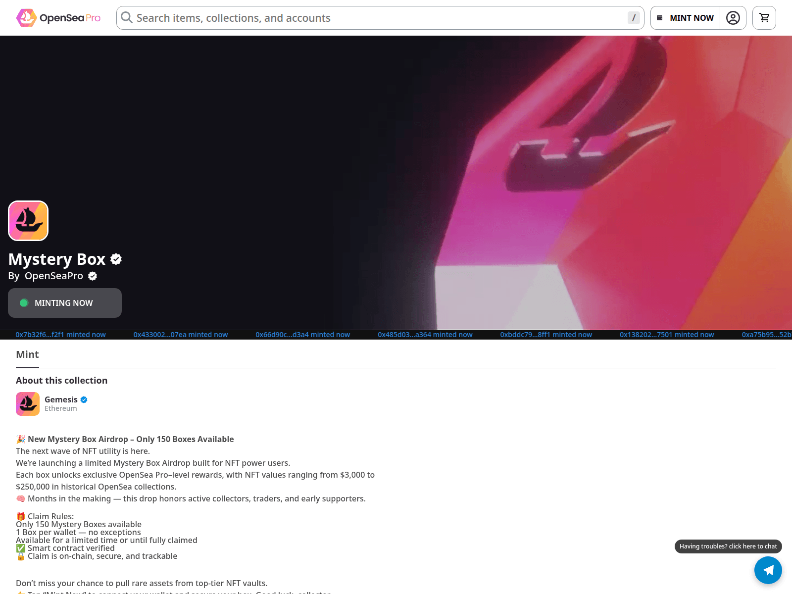 Screenshot of openboxmints7762.netlify.app