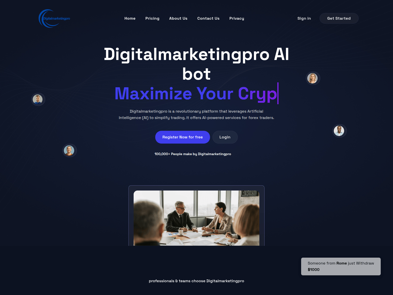 Screenshot of digitalmarketingpro.click