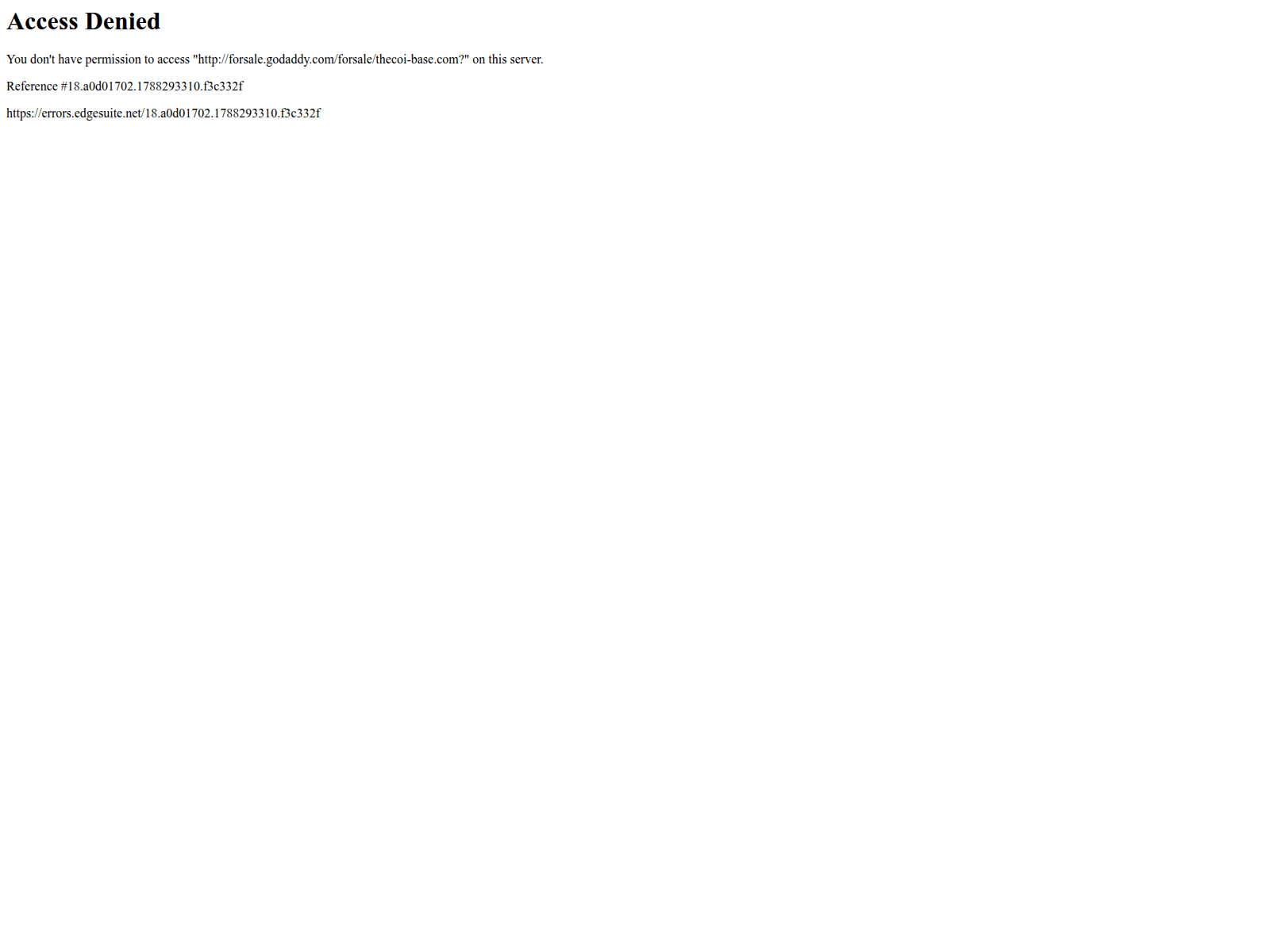 Screenshot of thecoi-base.com