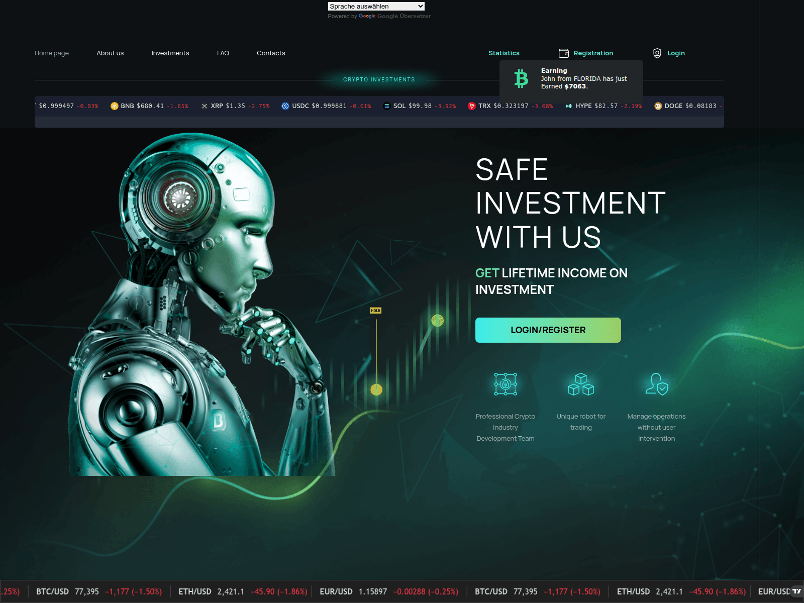 Screenshot of luxefastsmarkets.com
