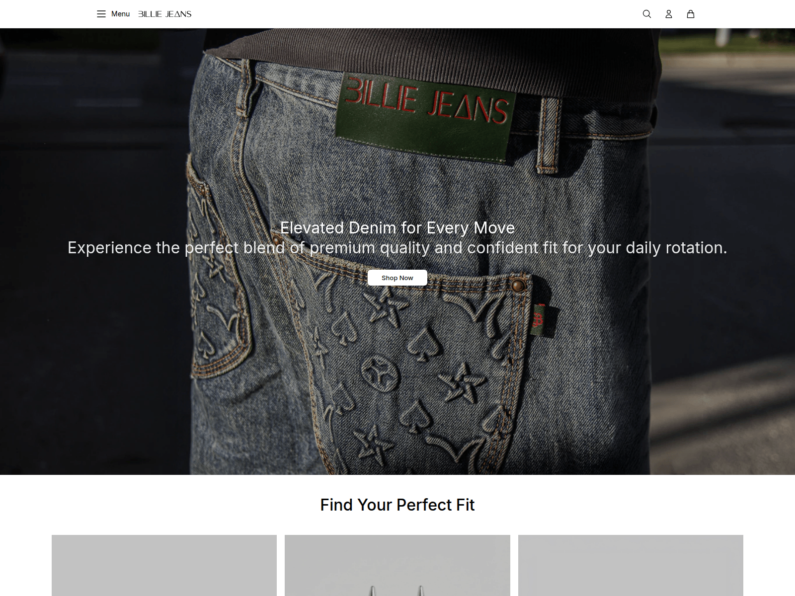 Screenshot of billiejeansclohq.shop