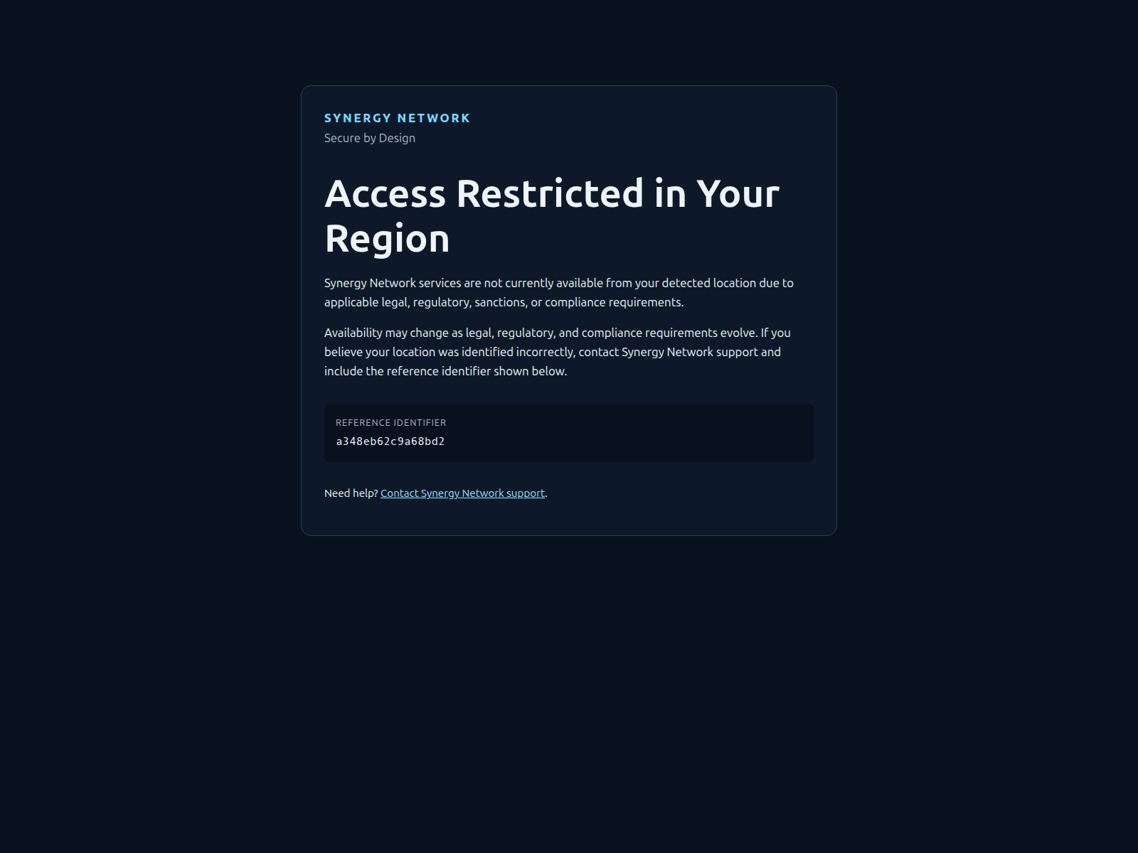 Screenshot of synergy-network.sbs