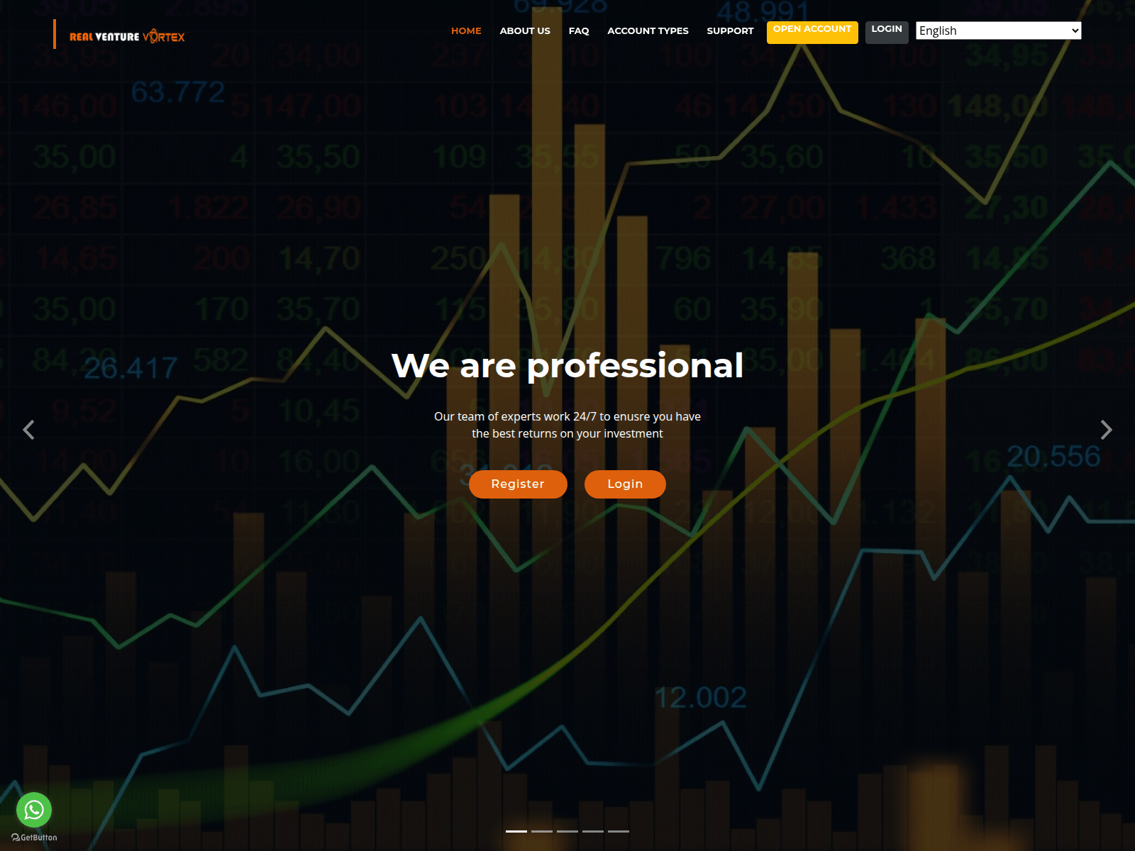Screenshot of realventurevortex.com