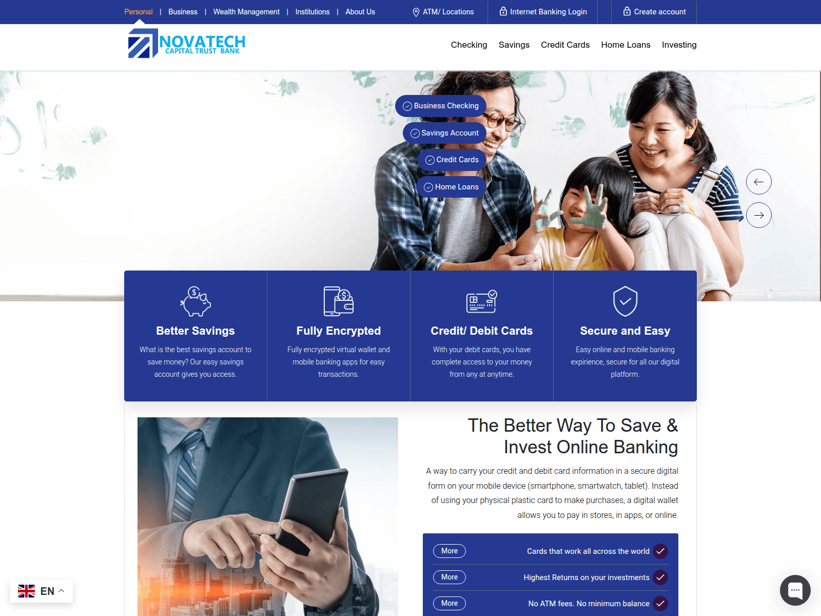 Screenshot of novatechctb.com