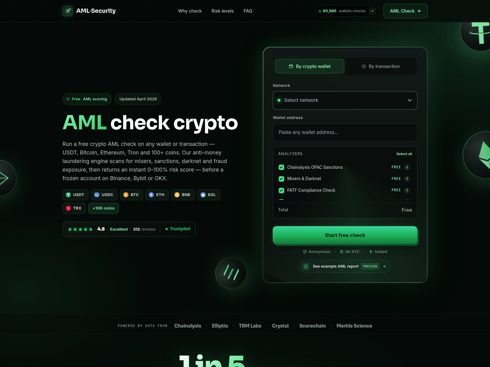 Screenshot of amlsecurity.finance