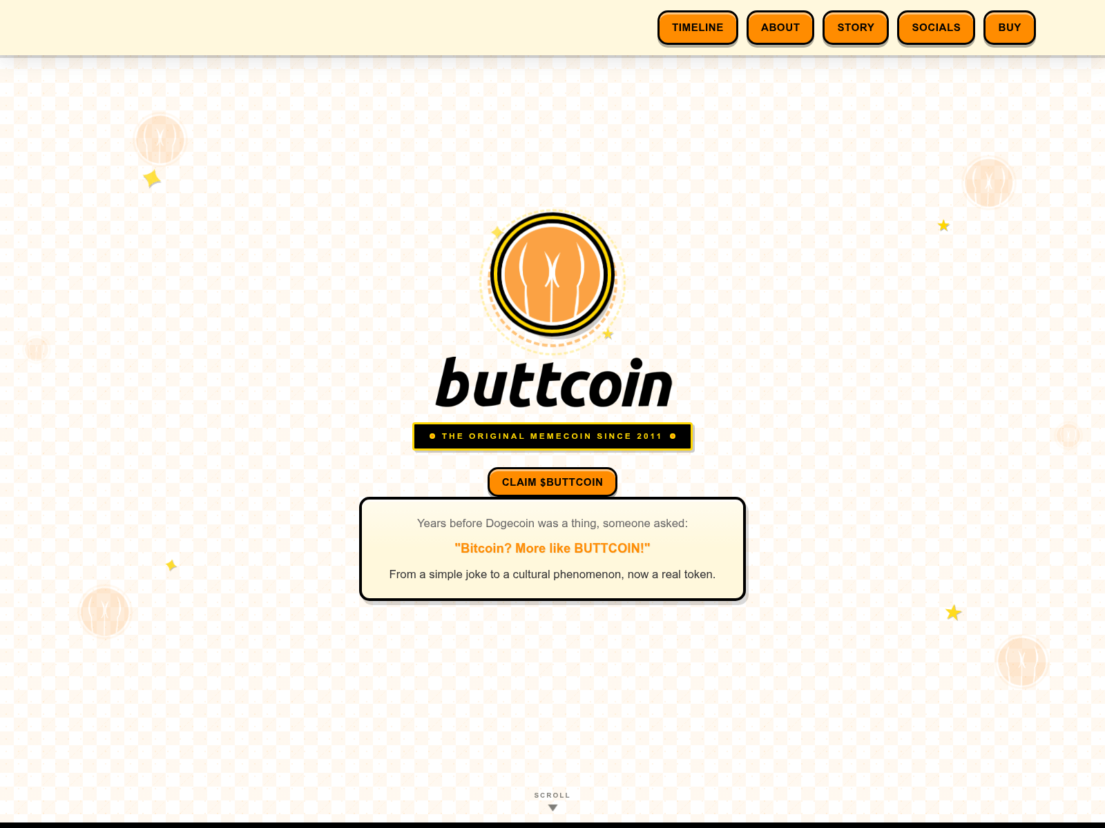 Screenshot of buttcoinmoney.pages.dev