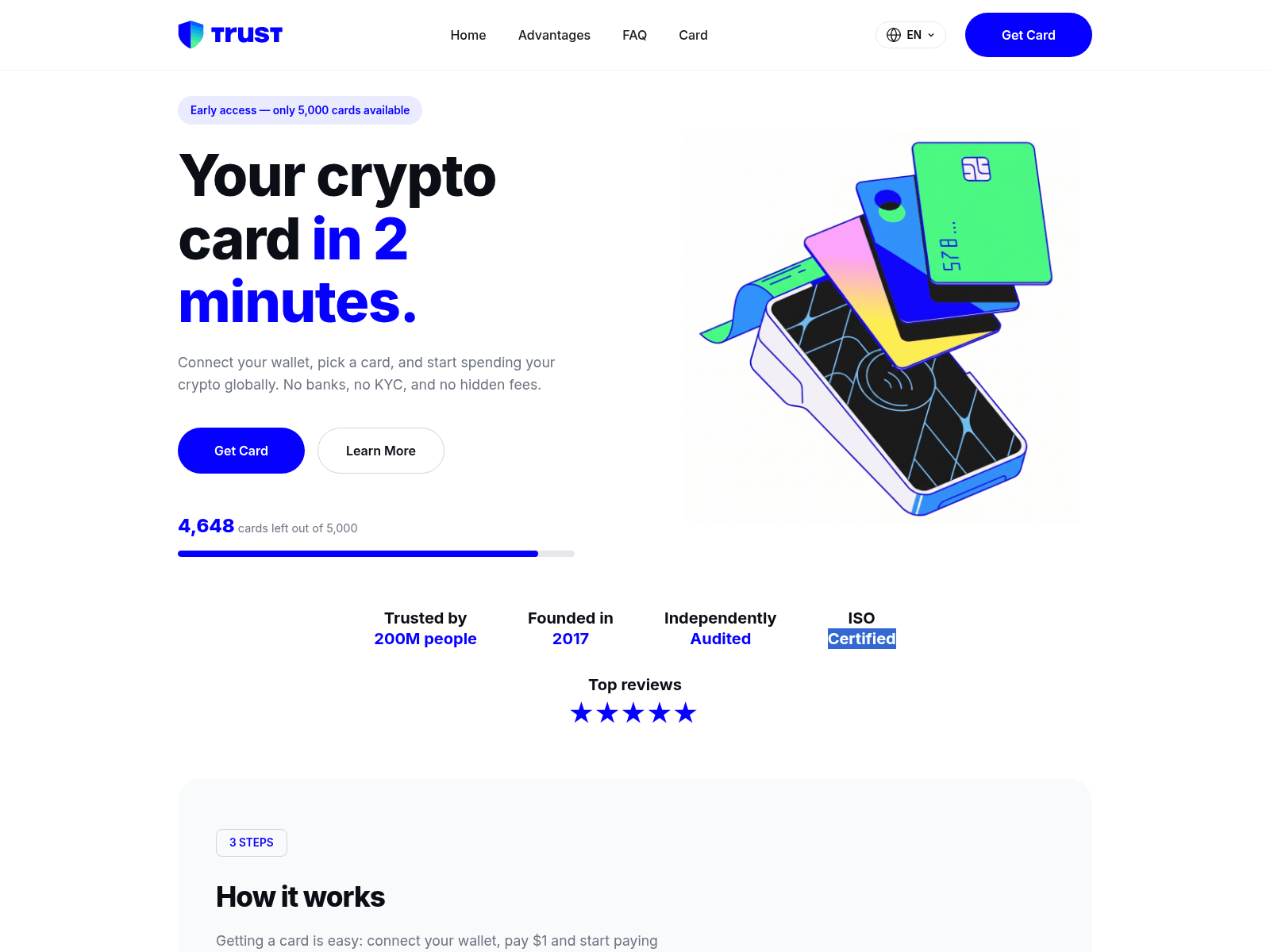 Screenshot of tashnewcard.com